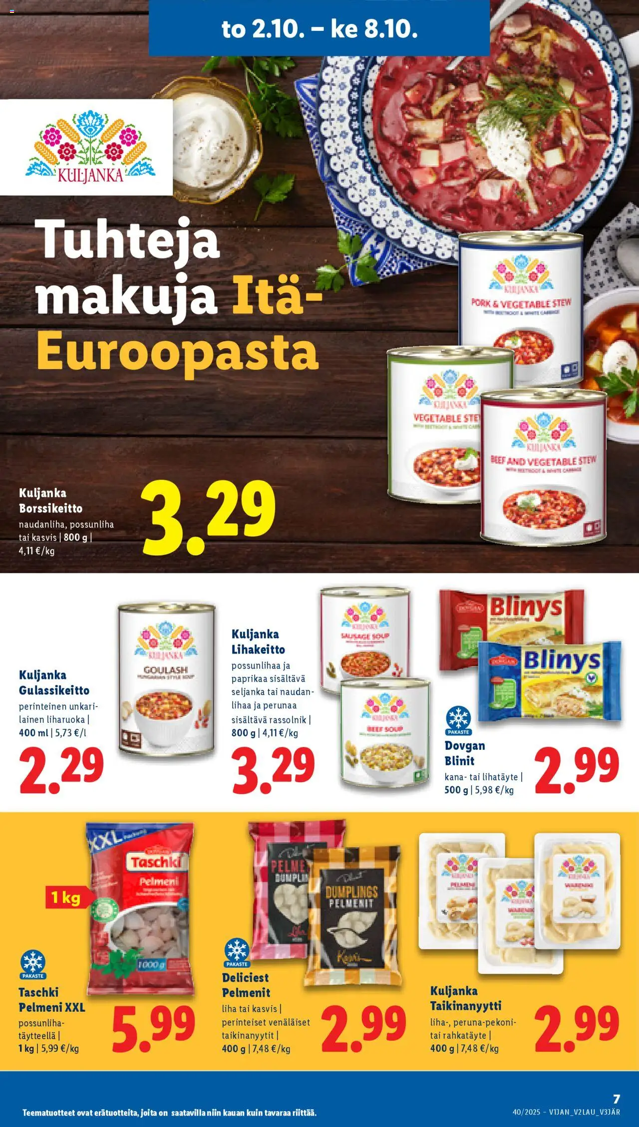 Lidl tarjoukset – voimassa 02.10.2025 alkaen | Sivu: 9 | Tuotteet: Kana