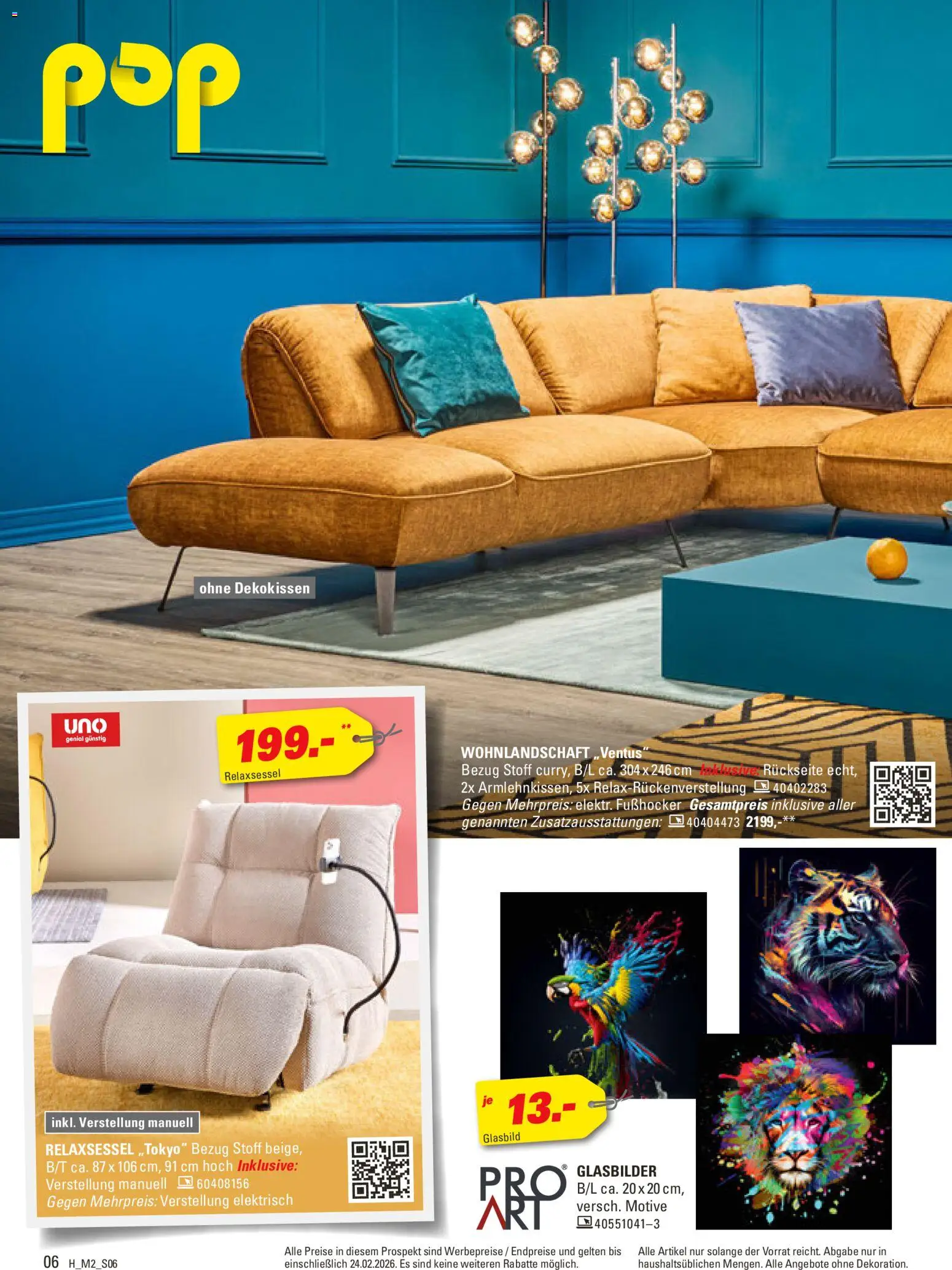 Höffner Prospekt 	 – gültig ab 10.02.2026 | Seite: 6 | Produkte: Wohnlandschaft, Relaxsessel