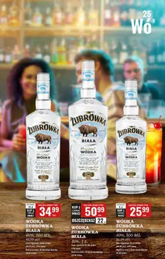 WÓDKA ŻUBRÓWKA BIAŁA, 40%, 700 ML od 08.09.2025 | Strona: 25 | Produkty: Żubrówka, Vodka, Wódka