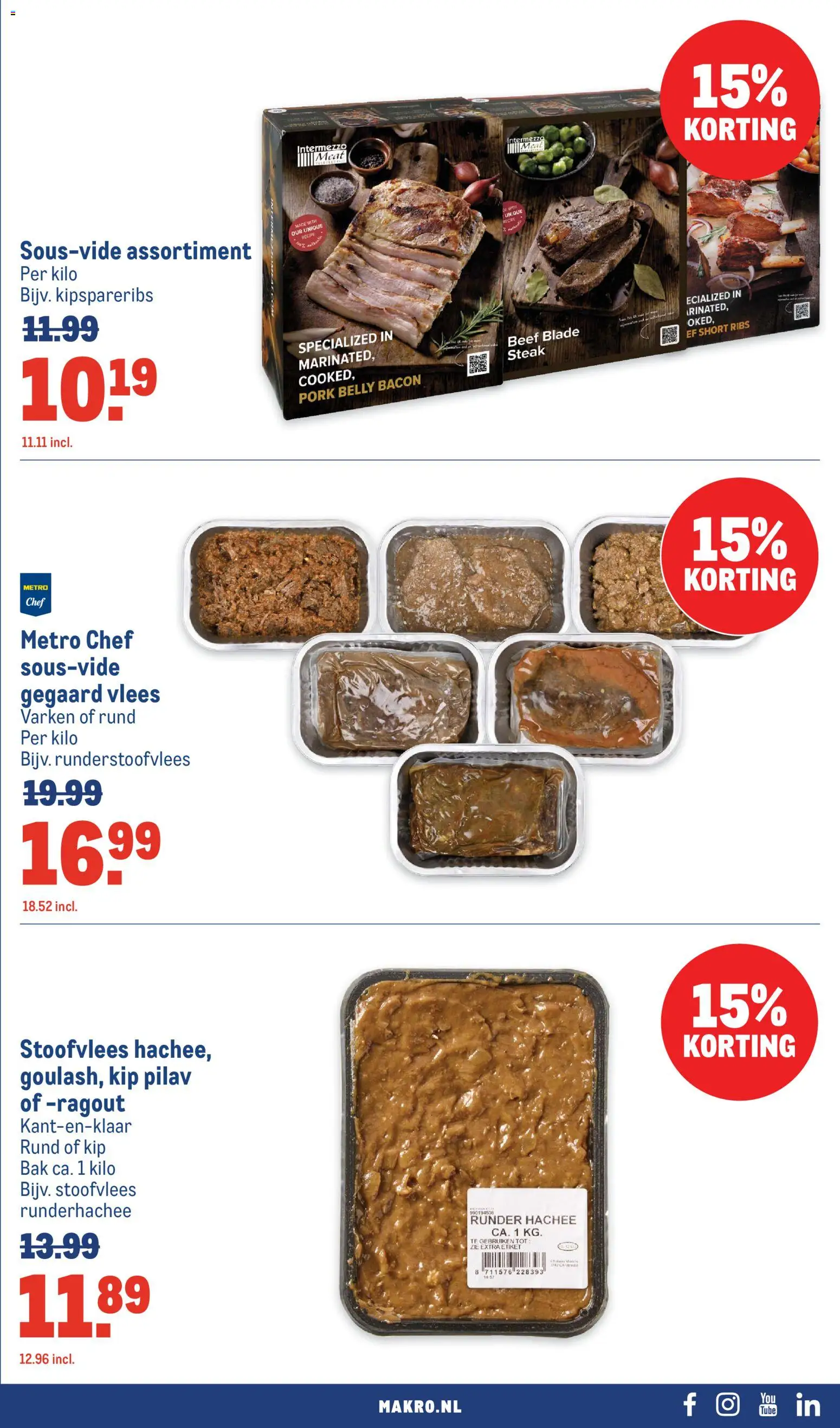 {H1} | Pagina: 15 | Producten: Kisperec, Steak, Bacon, Kip