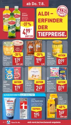 Aldi Prospekt 	 - gültig ab dem 04.08.2025 | Seite: 30 | Produkte: Olivenol, Handcreme, Getreide