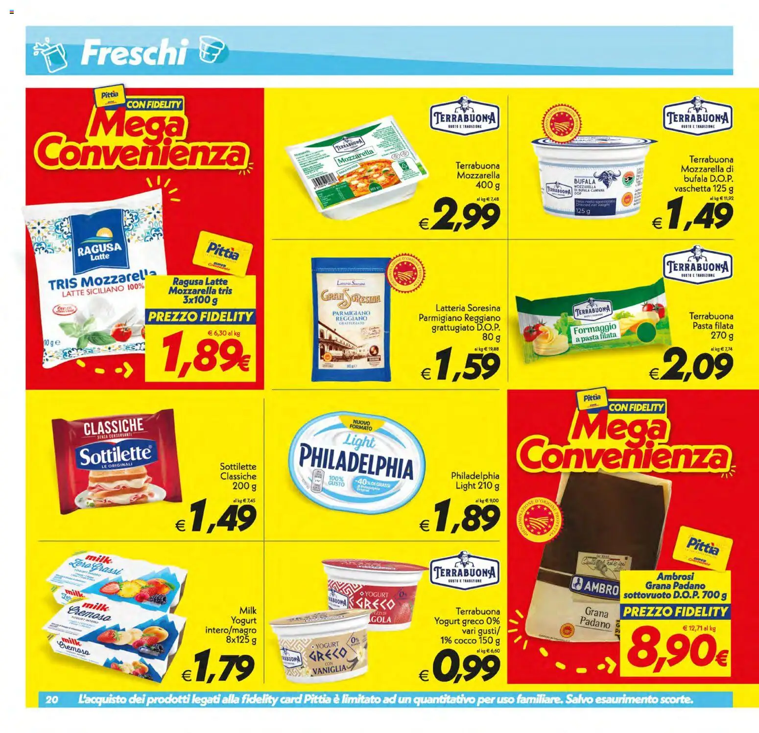 Volantino SuperConveniente del 17.03.2026 | Pagina: 20 | Prodotti: Latte, Cocco, Parmigiano reggiano, Parmigiano