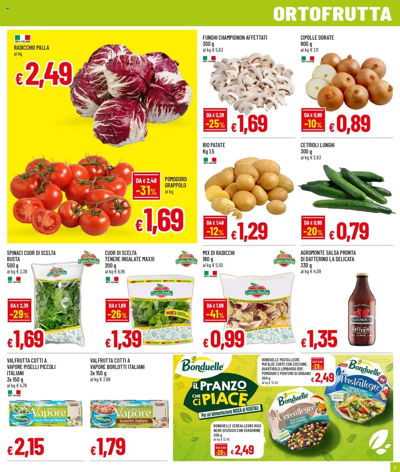 Volantino Galassia del 18.09.2025 | Pagina: 7 | Prodotti: Cetrioli, Patate, Salsa, Funghi
