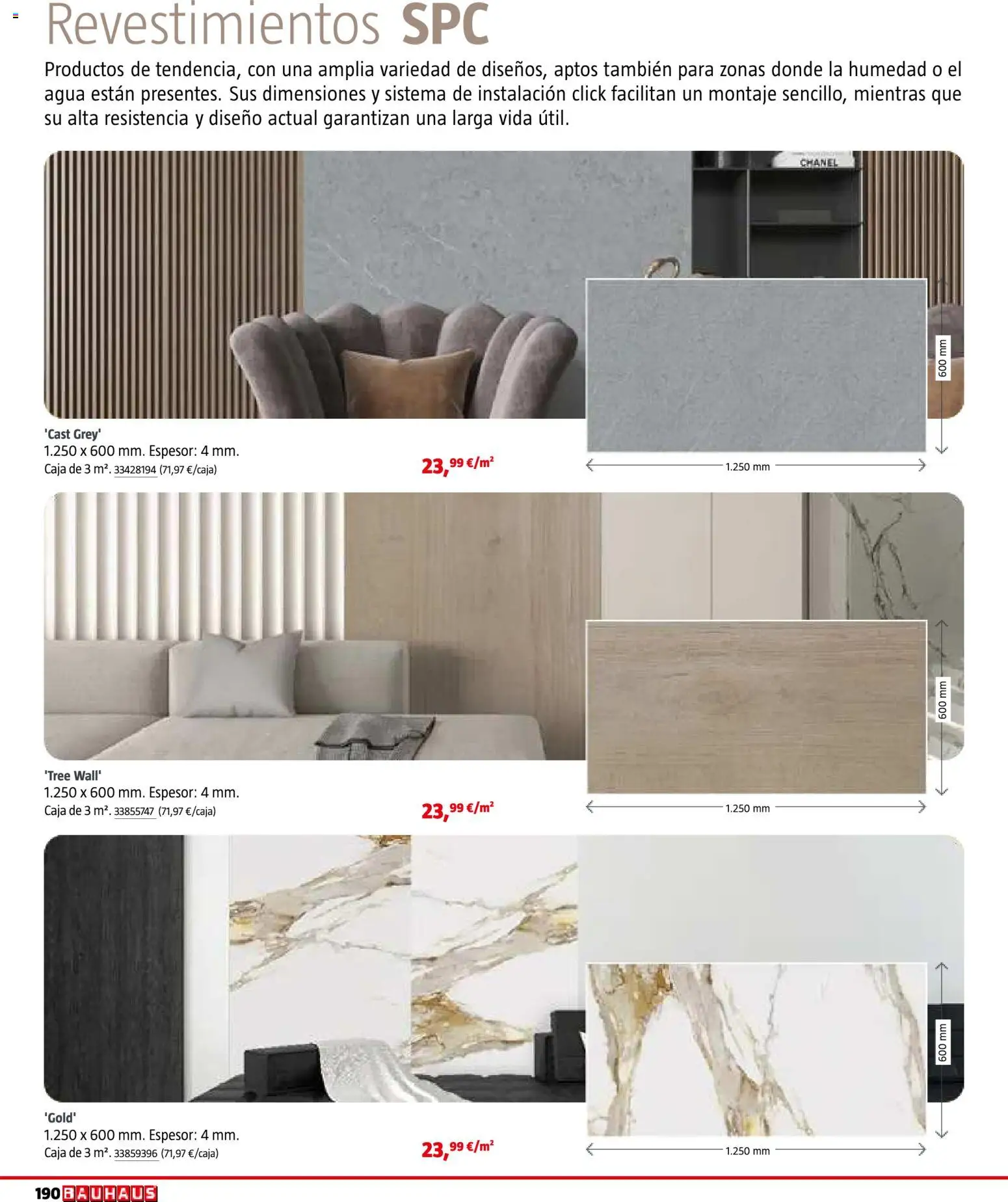 Bauhaus - Suelos y revestimientos │ válido desde el 24.02.2026 | Página: 190 | Productos: Caja