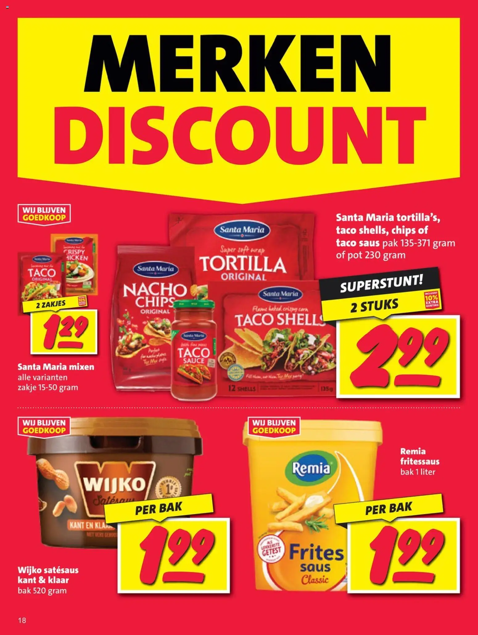 {H1} | Pagina: 18 | Producten: Pot, Chips, Taco, Tortilla