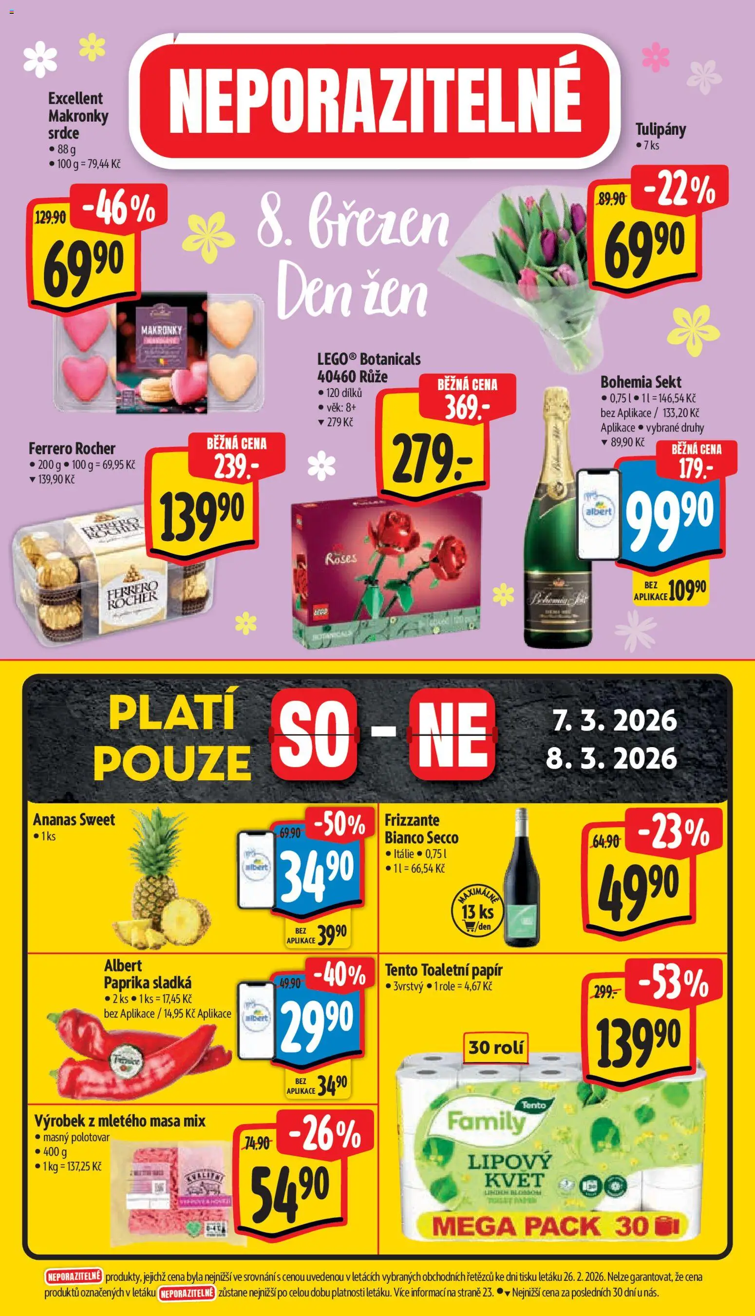 Albert leták - Supermarket od 04.03.2026 | Strana: 7 | Produkty: Ferrero Rocher, Ananas, Frizzante, Paprika
