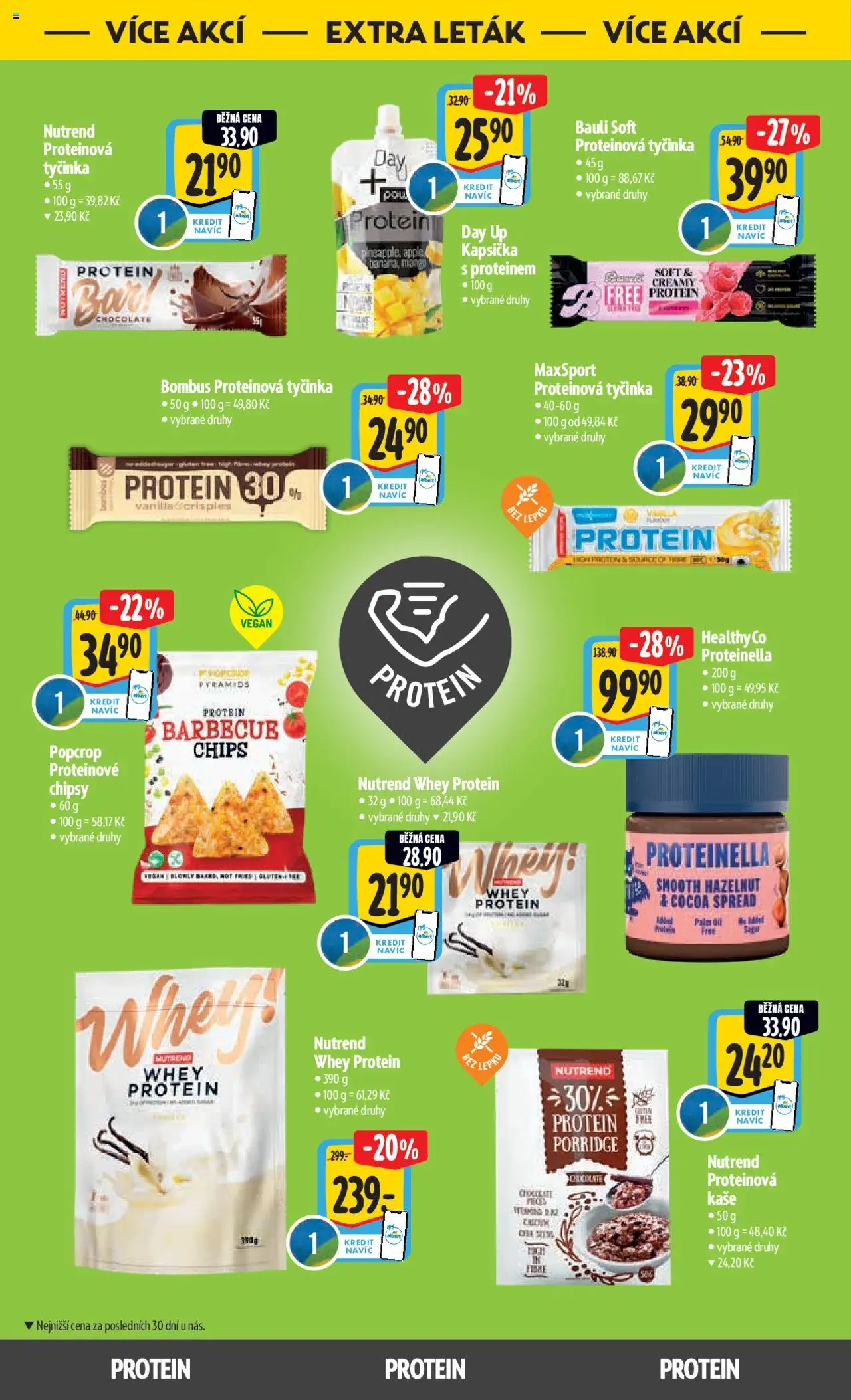 Albert leták - Hypermarket od 06.08.2025 | Strana: 54 | Produkty: Mango, Proteinová tyčinka, Kaše, Proteinella