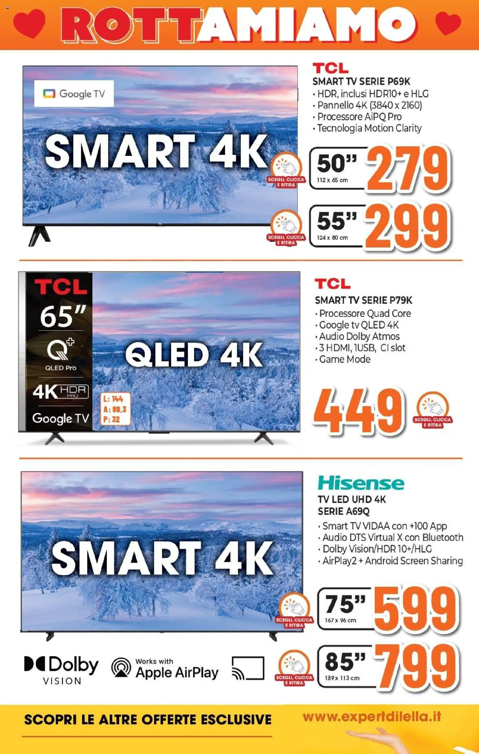 Volantino Expert del 12.02.2026 | Pagina: 9 | Prodotti: smart TV, TV, Audio