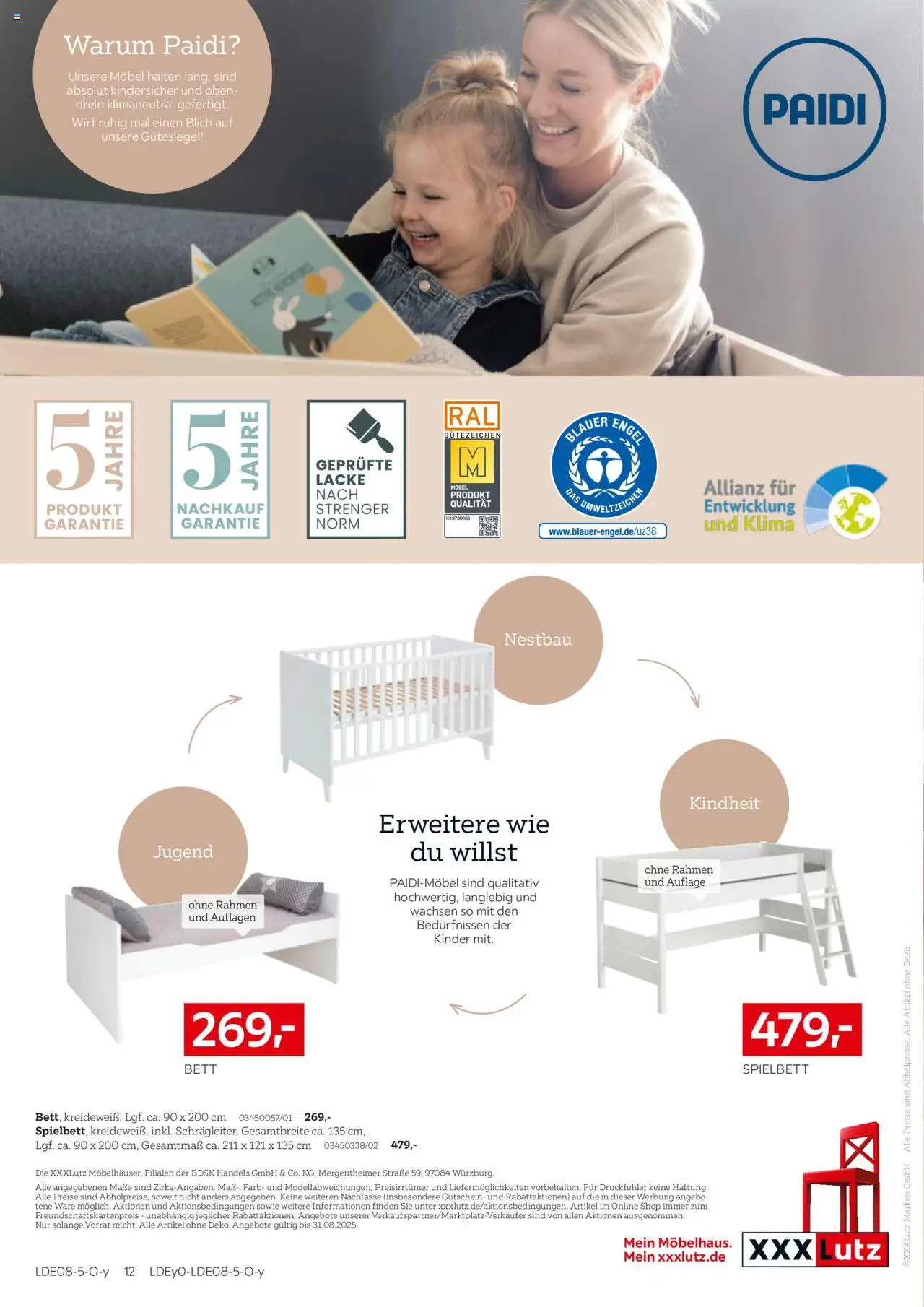 XXXL Lutz Paidi Spezial – gültig ab 18.08.2025 | Seite: 11 | Produkte: Bett