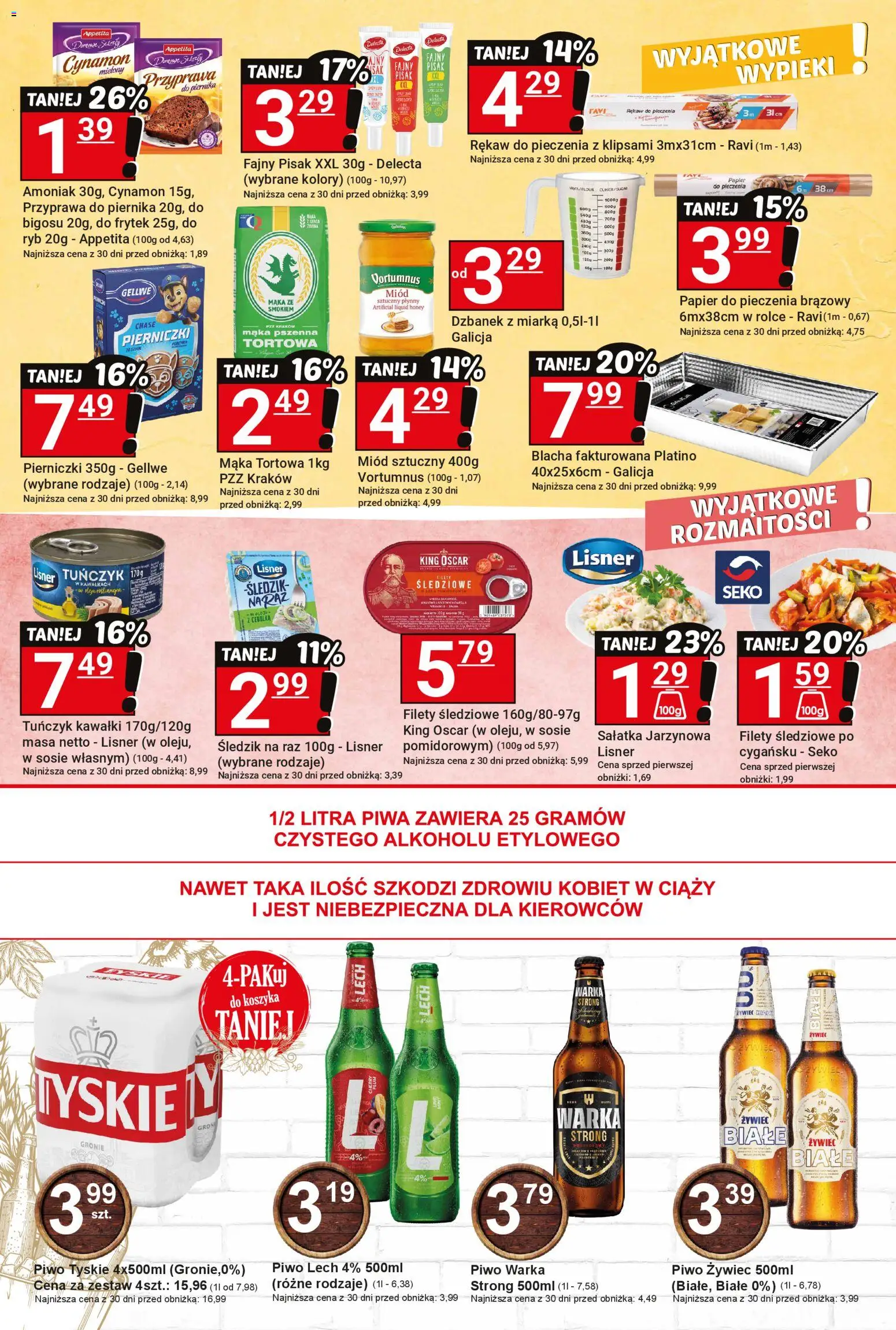 Hitpol Gazetka od 28.11.2025 | Strona: 6 | Produkty: Cynamon, Miód sztuczny, Tuńczyk, Sałatka