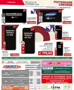 Anteprima del volantino Mercatò Big catalogo valido a partire dal 15.12.2025 | Pagina: 32 | Prodotti: Xiaomi, smart TV, TV, Samsung