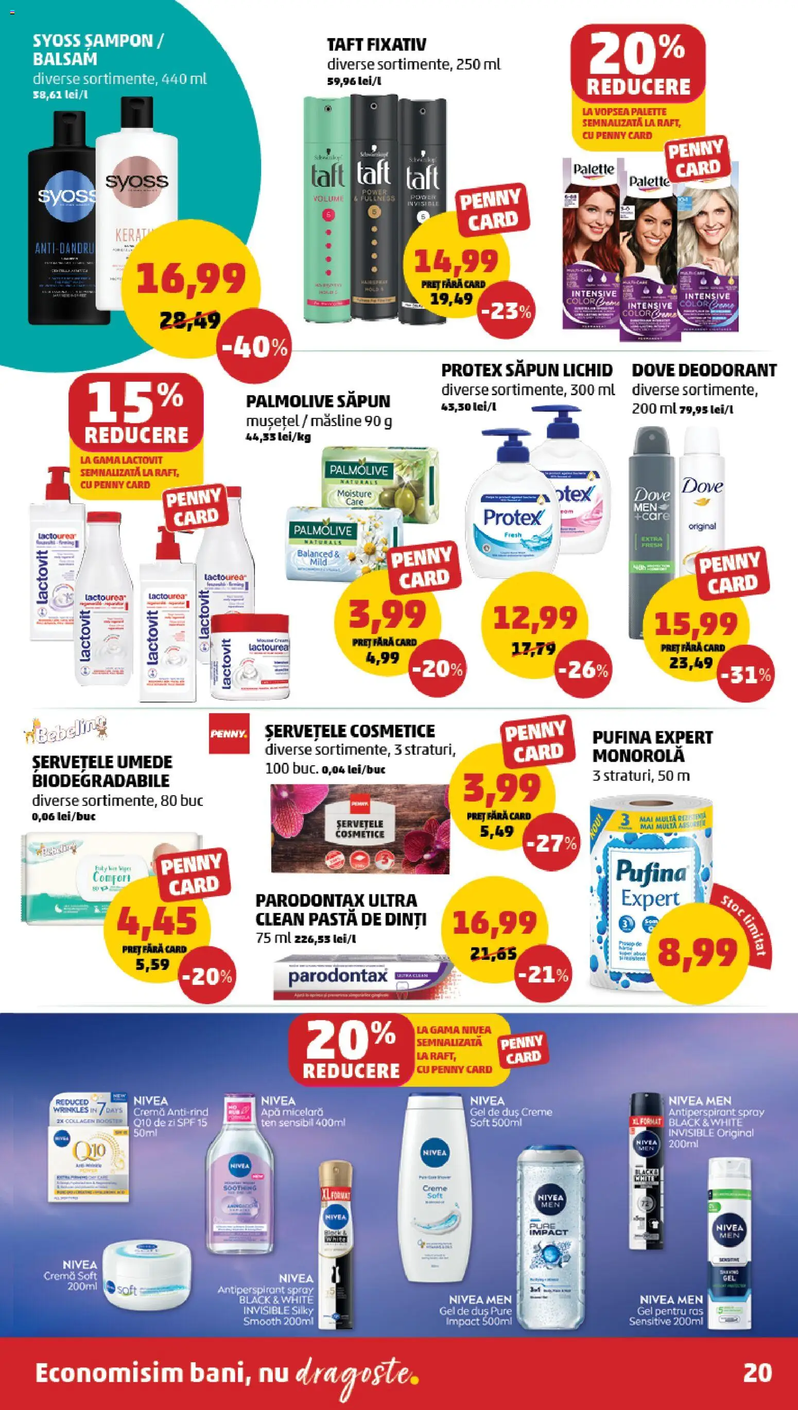 Noul catalog PENNY – valabil de la 12.11.2025 | Pagină: 20 | Produse: Măsline, Deodorant, Antiperspirant, Apă