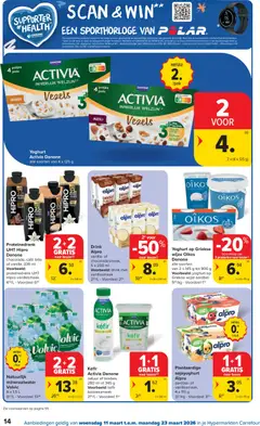 Carrefour folder week 11 - Voorbeeld van een folder van Carrefour, geldig van 11.03.2026 | Pagina: 14 | Producten: Muesli, Aardbei, Mineraalwater, Yoghurt