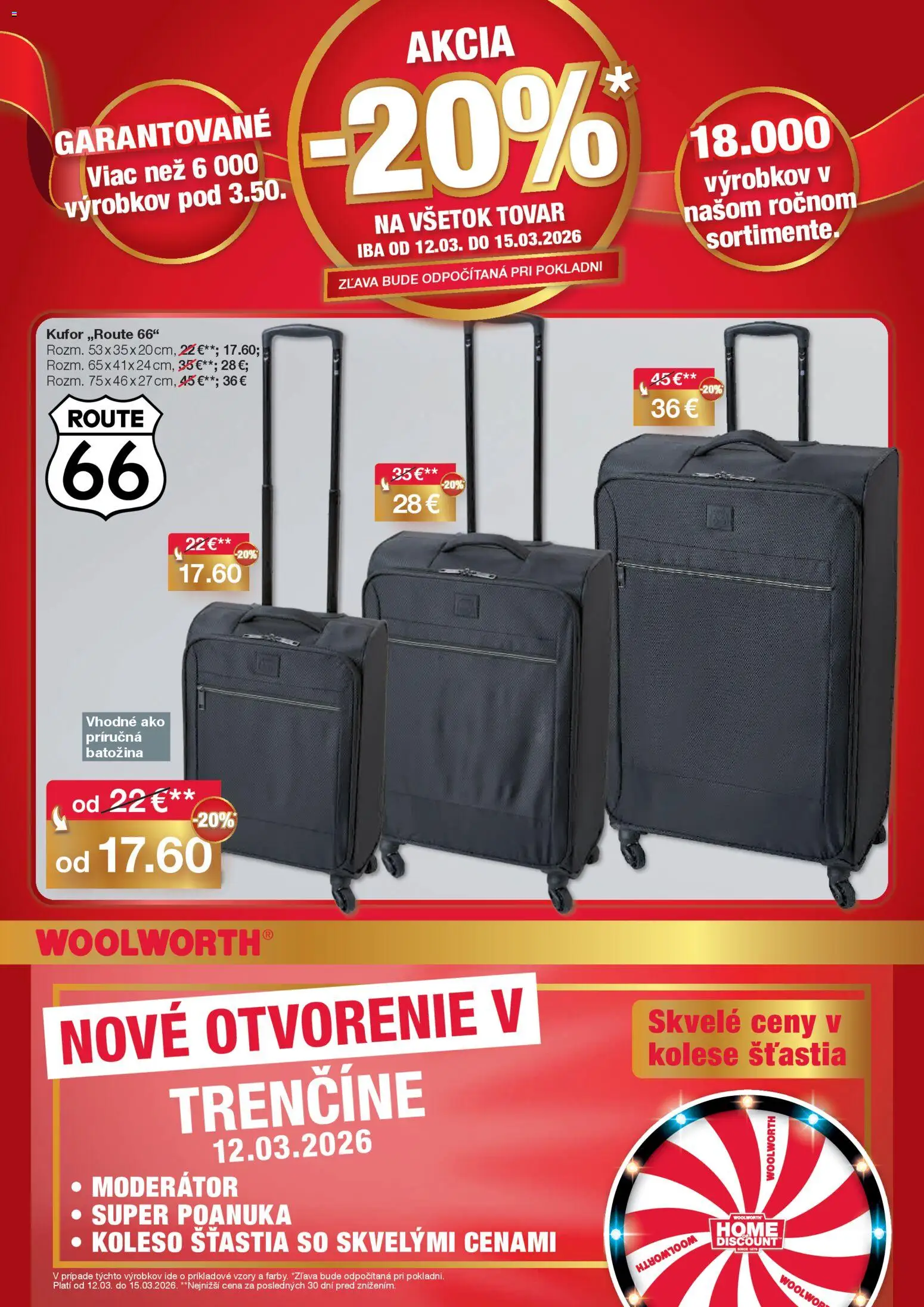Nové Woolworth akcie – leták je platný od 09.03.2026 | Strana: 8 | Produkty: Kufor