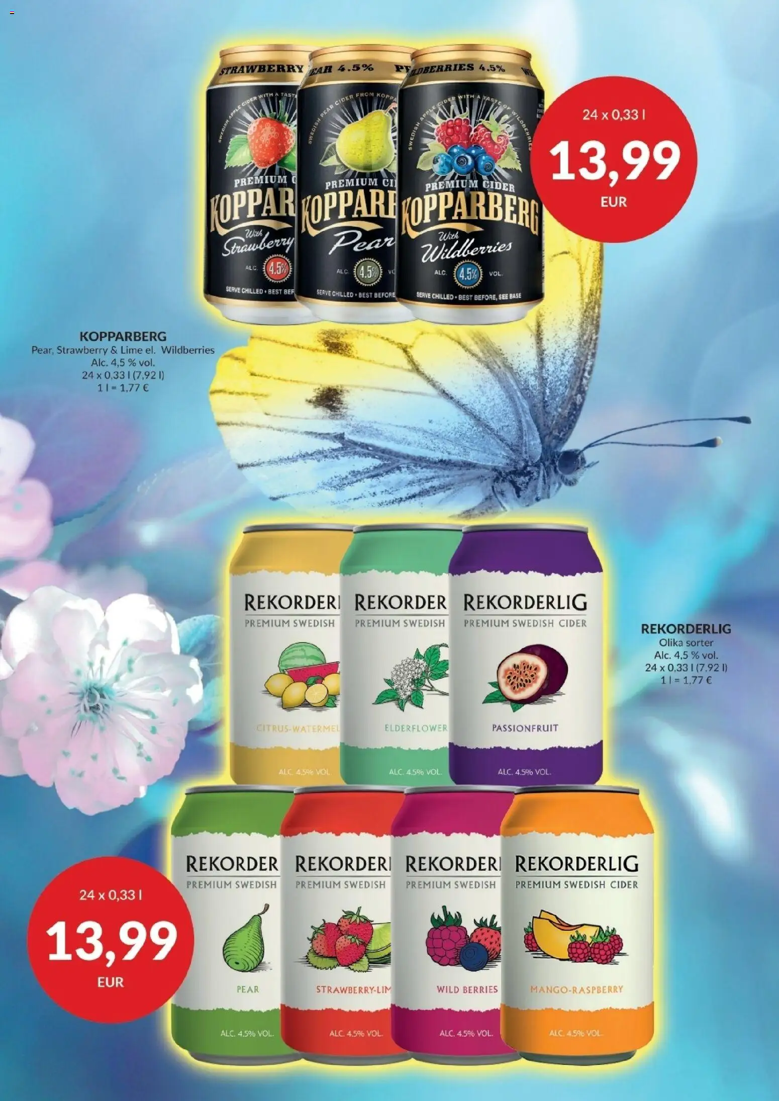 Nielsen Discount tilbudsavis – gyldig fra 09.04.2026 | Side: 9 | Produkter: Cider, Lime