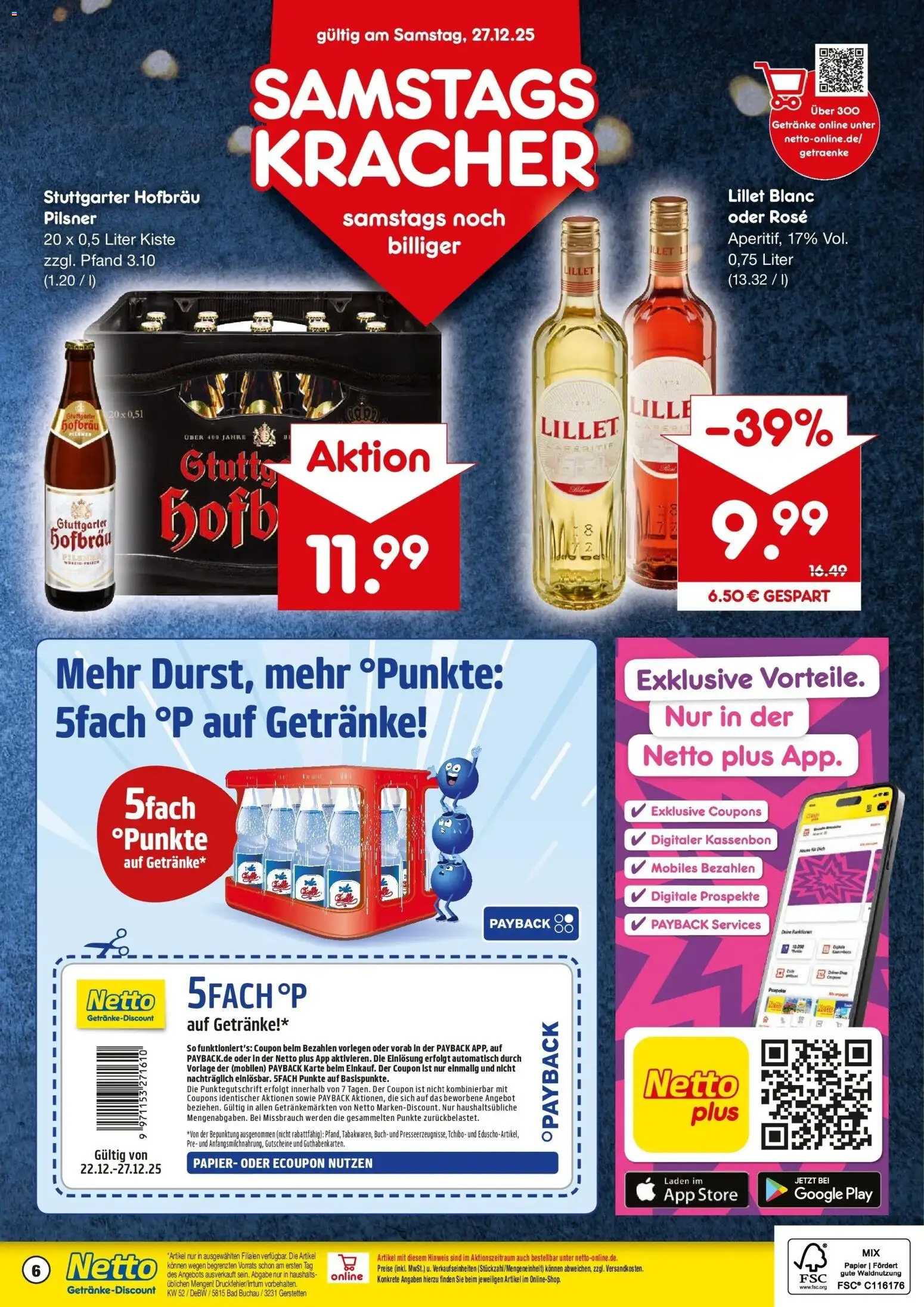 Netto Marken-Discount prospekt Gerstetten	 – gültig ab 22.12.2025 | Seite: 6 | Produkte: Bad, Lillet