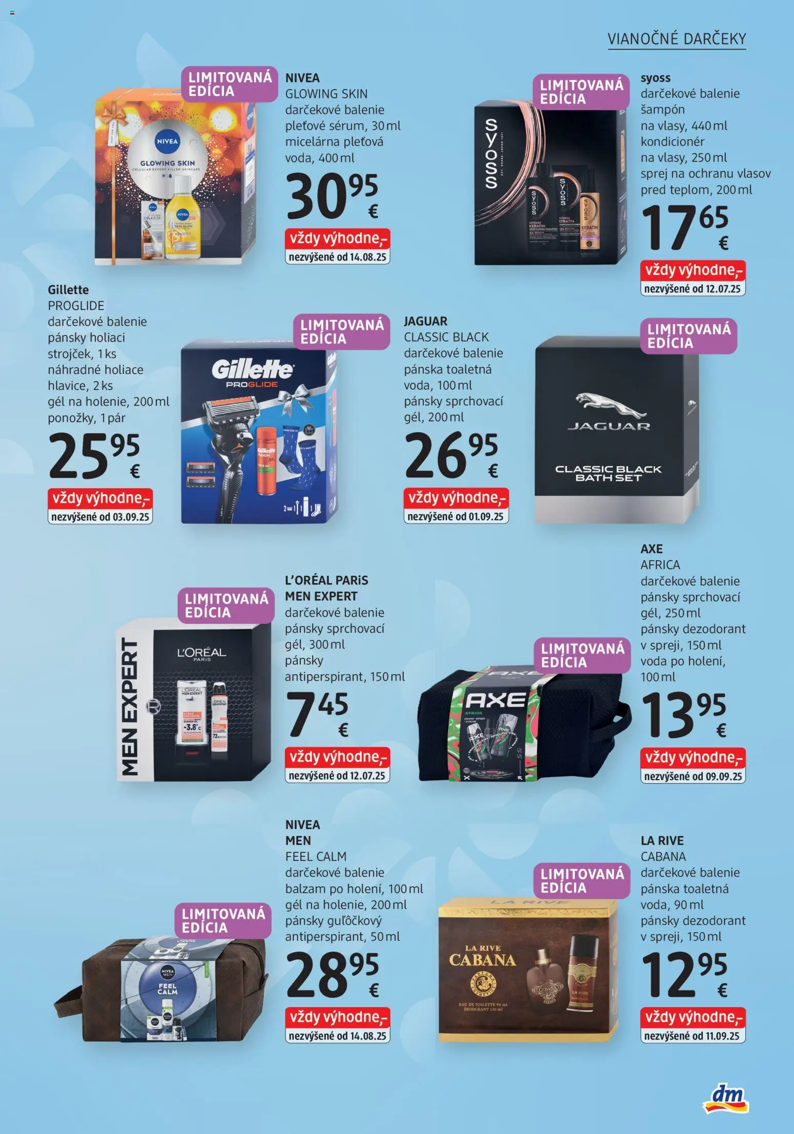 Nové dm drogerie akcie – leták je platný od 01.12.2025 | Strana: 13 | Produkty: Šampón, Kondicionér, Dezodorant, Voda