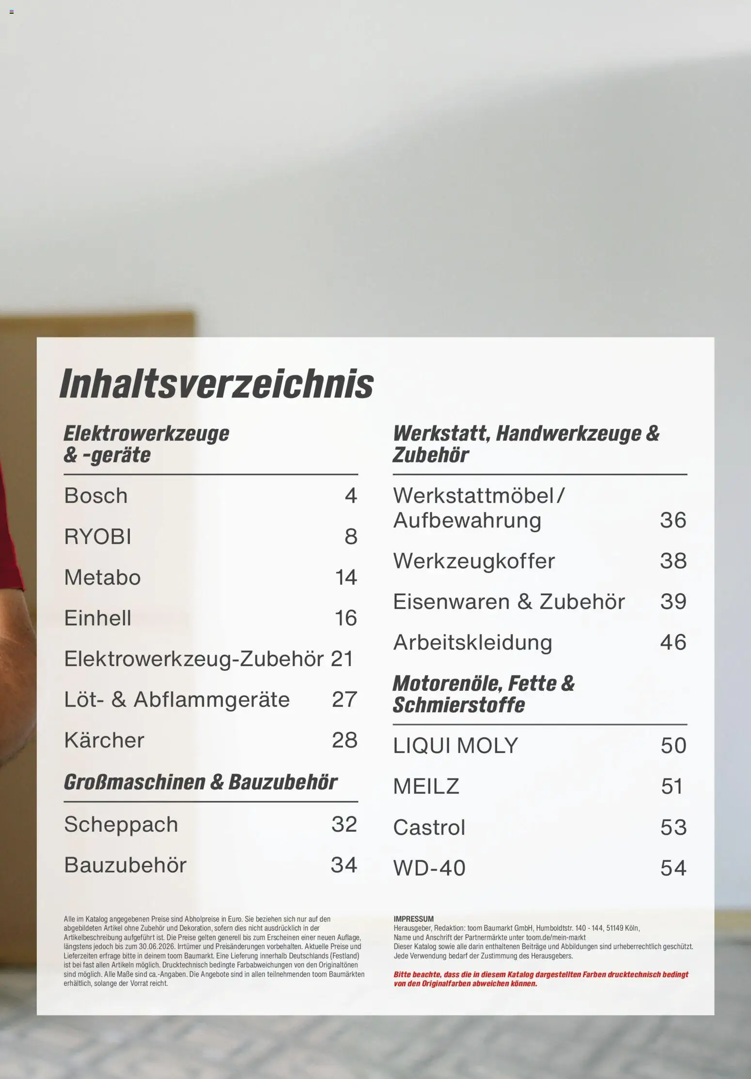 Toom Baumarkt Maschinen & Werkstatt 2026 – gültig ab 01.01.2026 | Seite: 3 | Produkte: Bosch
