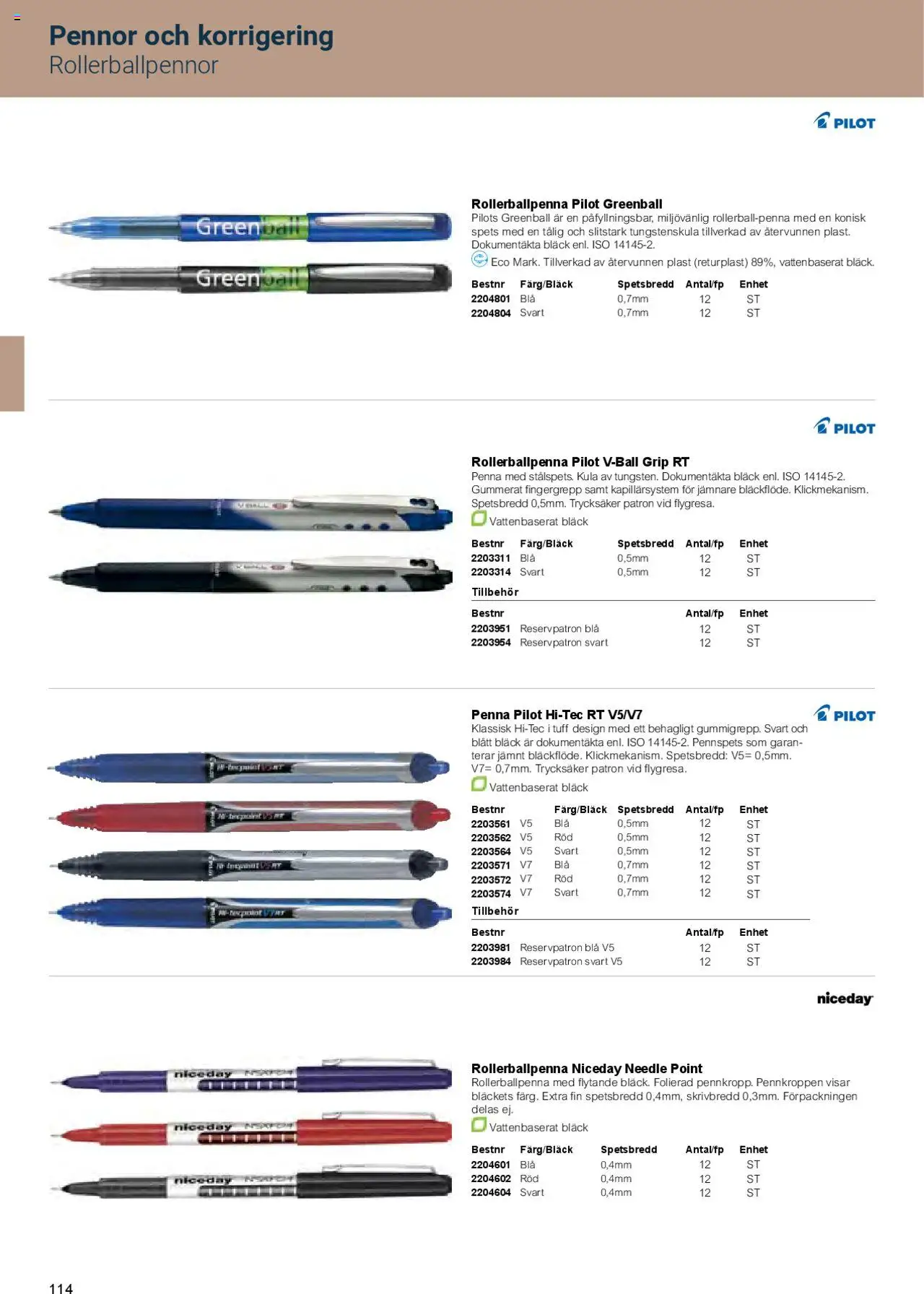 Office Depot reklamblad aktuell från 01.02.2025 | Sida: 116 | Produkter: Penna