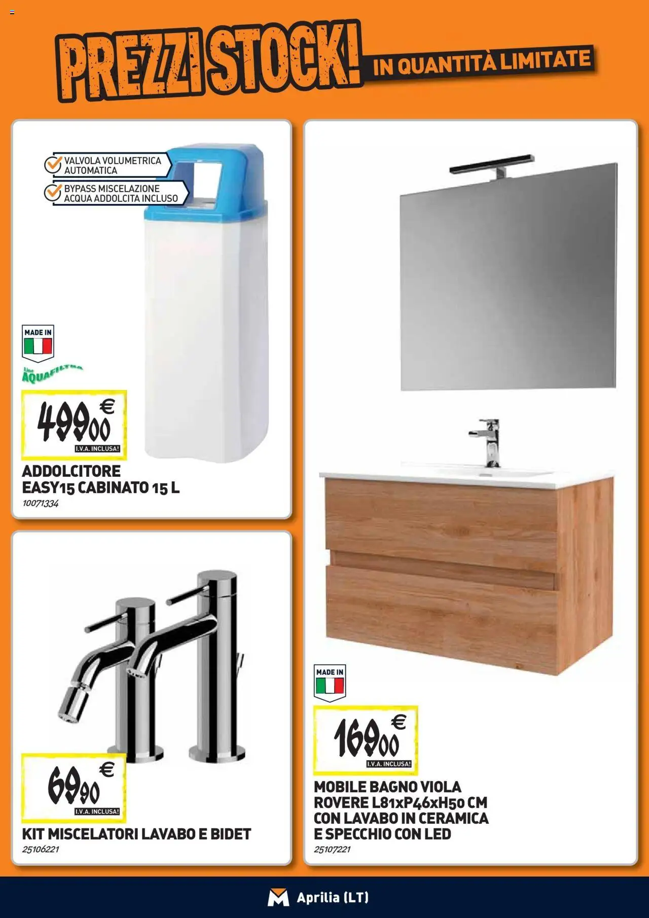 Volantino TECNOMAT del 24.09.2025 | Pagina: 6 | Prodotti: Mobile, Acqua, Bagno, Specchio