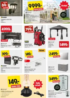 Jula erbjudanden - Förhandsvisning av reklamblad från butik Jula aktuell från 19.03.2026 | Sida: 7 | Produkter: Växthus, Bordslampa, Högtryckstvätt, Dimmer