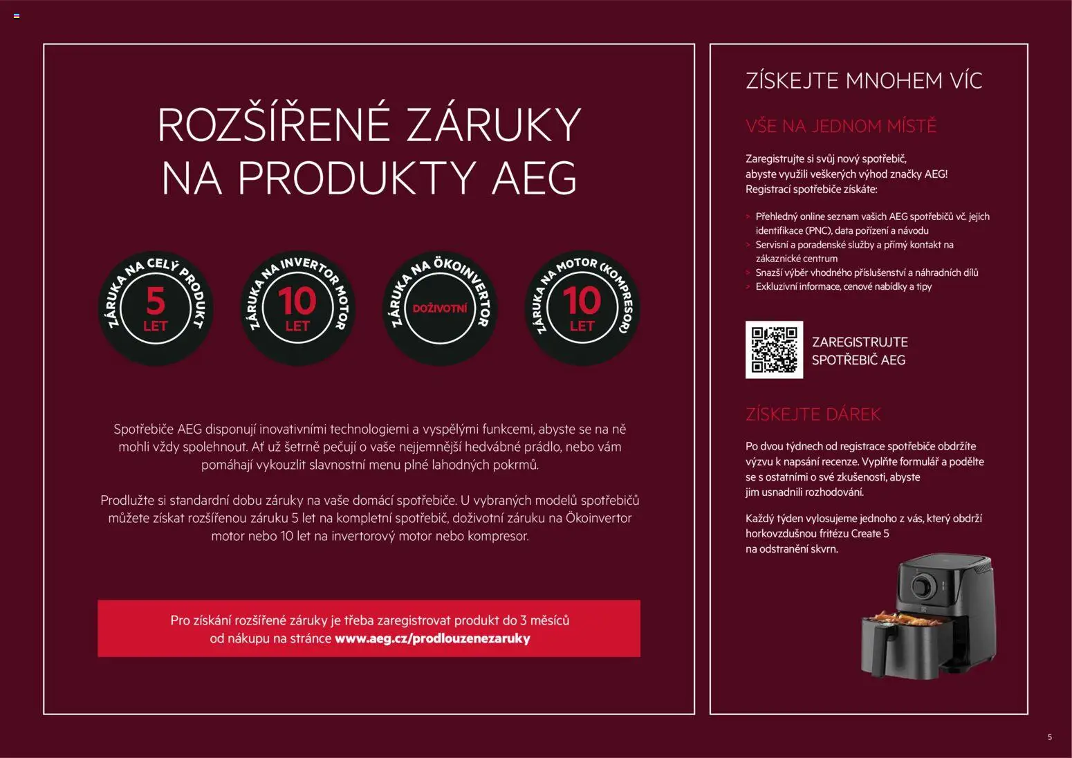 Möbelix leták - AEG od 01.09.2025 | Strana: 5 | Produkty: Kompresor
