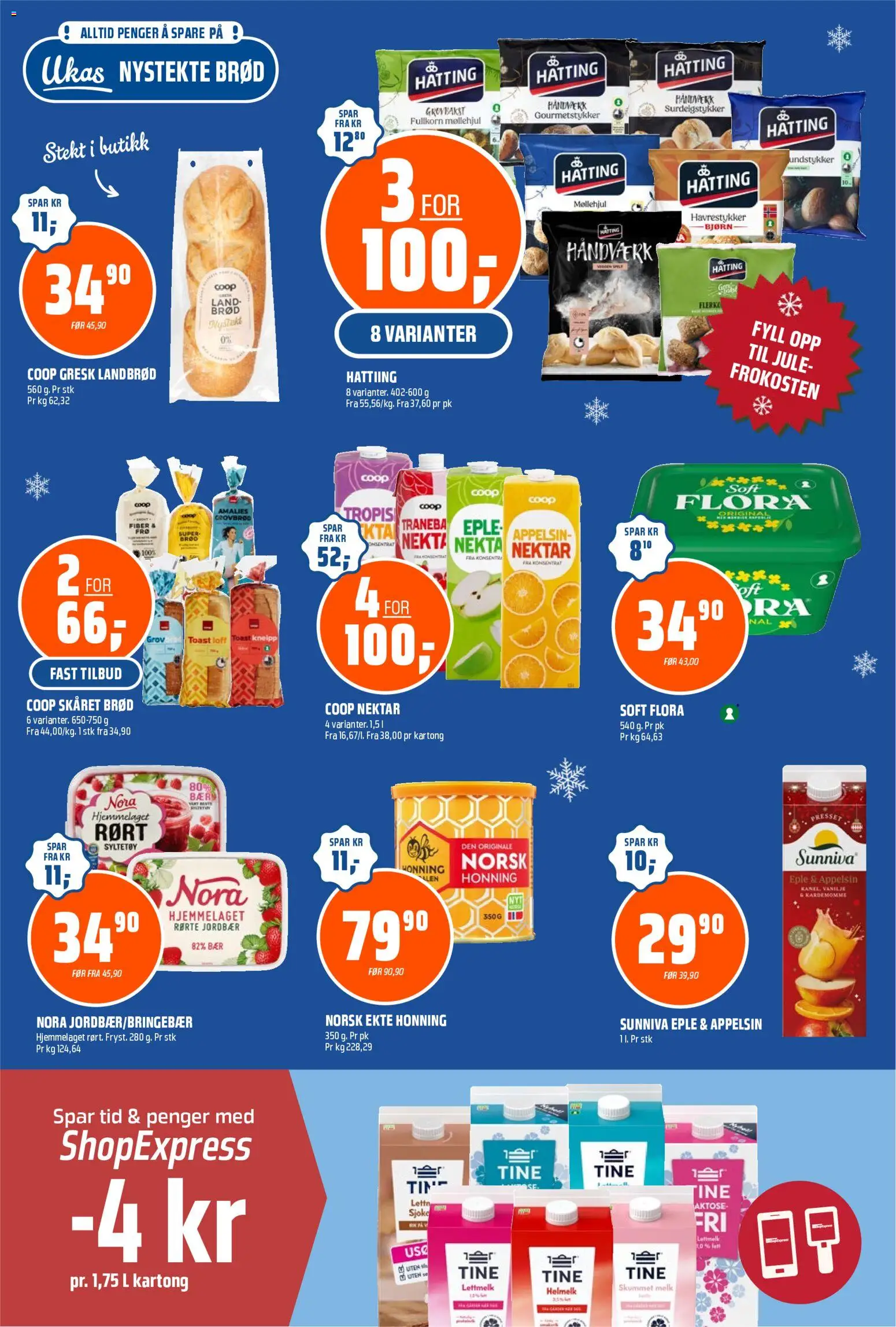 {H1} | Side: 4 | Produkter: Рамка для телевізора, Lettmelk, Jordbær, Skyr