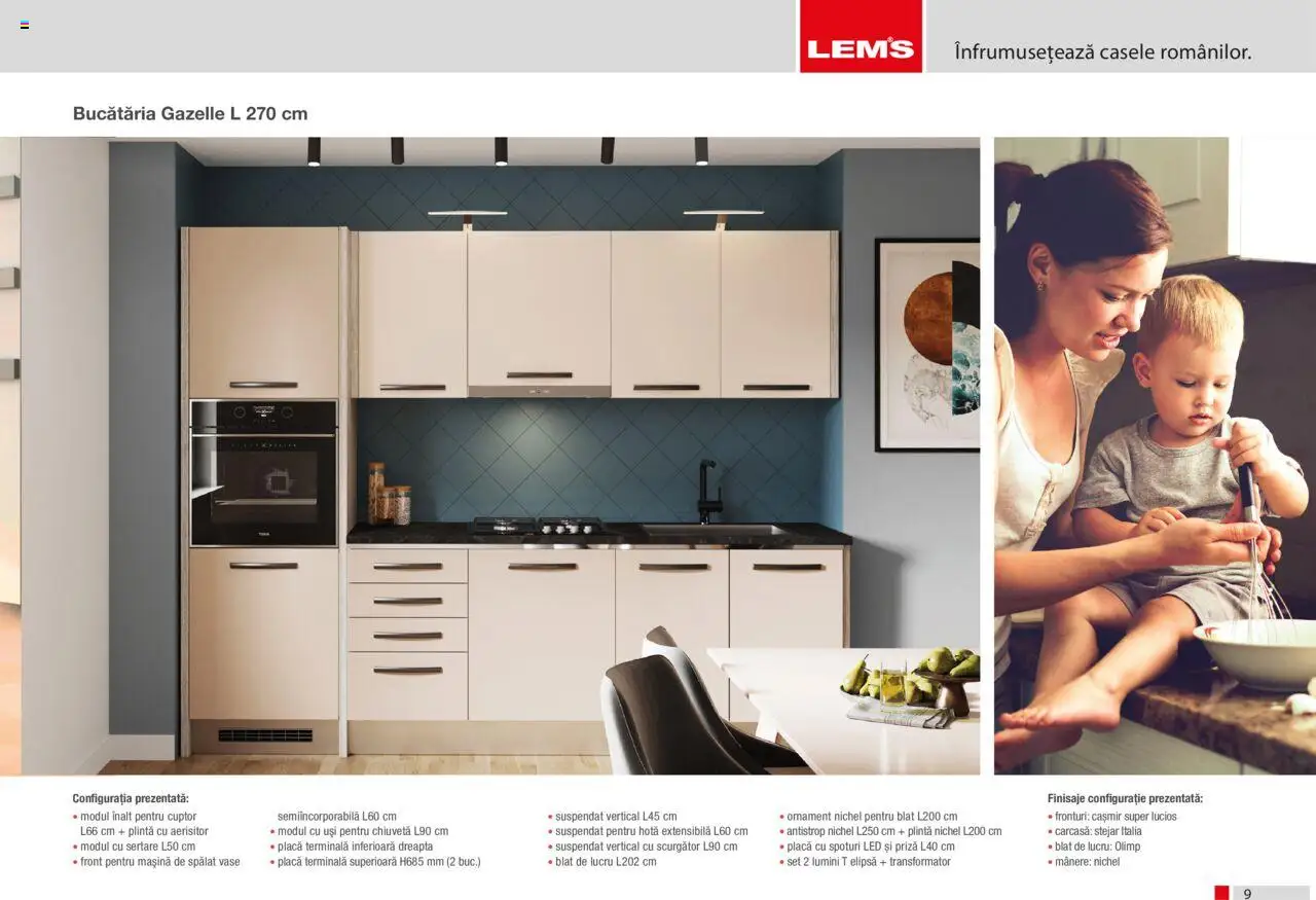 Noul catalog Lem’s – valabil de la 17.11.2023 | Pagină: 9 | Produse: Carcasă, Cuptor, Mașină De Spălat Vase, Priză