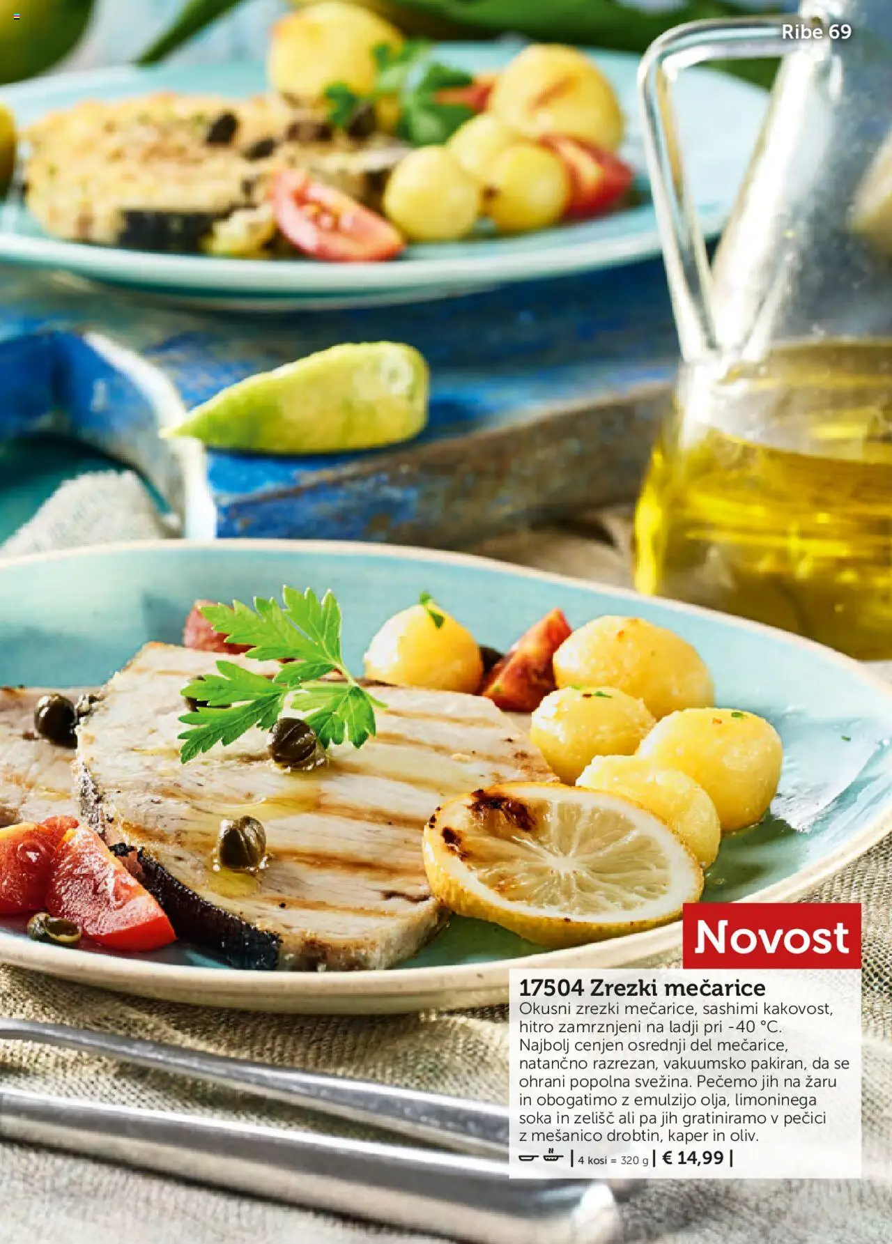 Novi Bofrost katalog ponudbe – veljaven od 01.05.2025 | Stran: 69 | Izdelki: Zrezki, Ribe