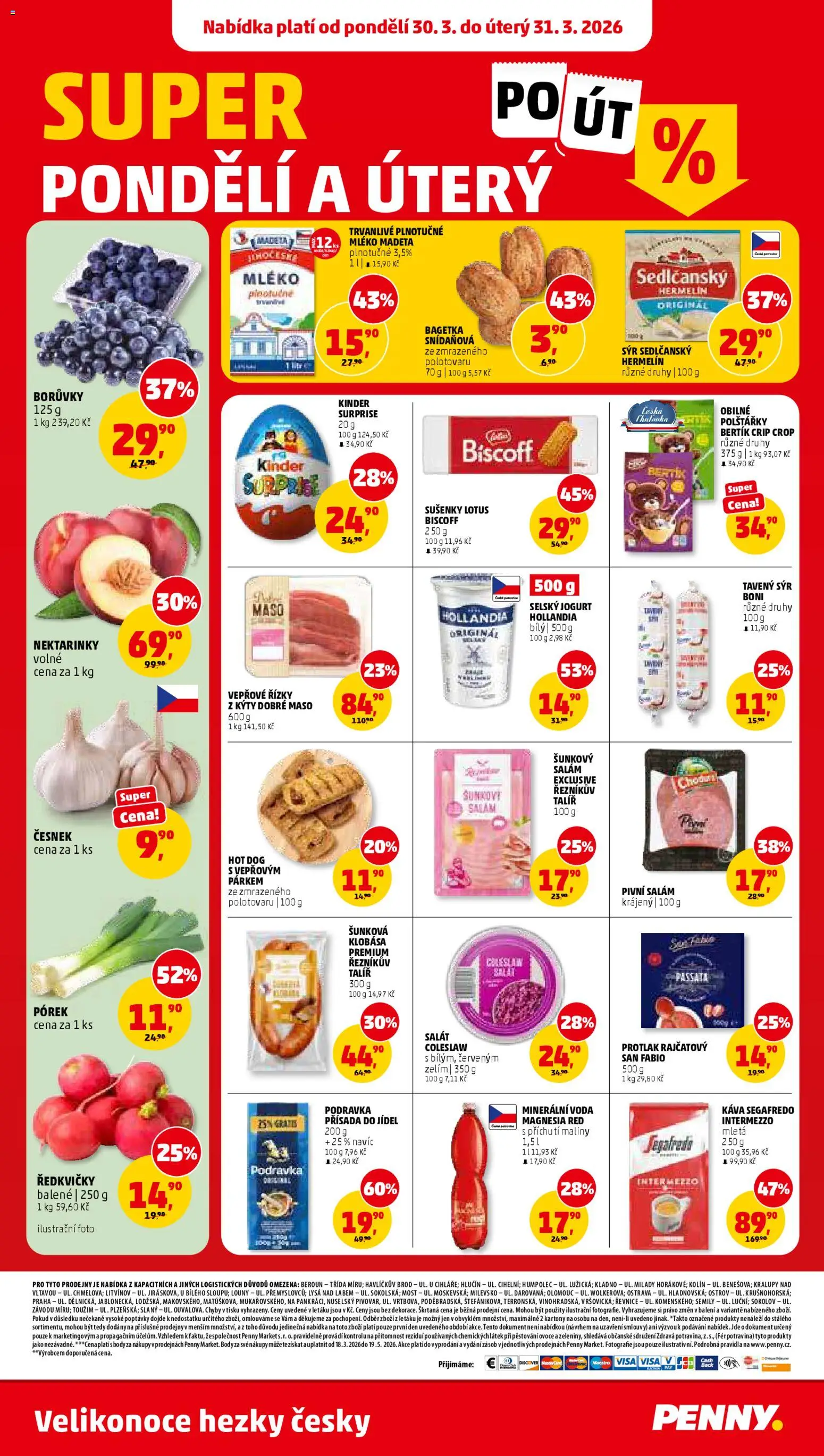 Penny Market leták od 25.03.2026 | Strana: 36 | Produkty: Tavený sýr, Ovoce, Coleslaw, Hollandia