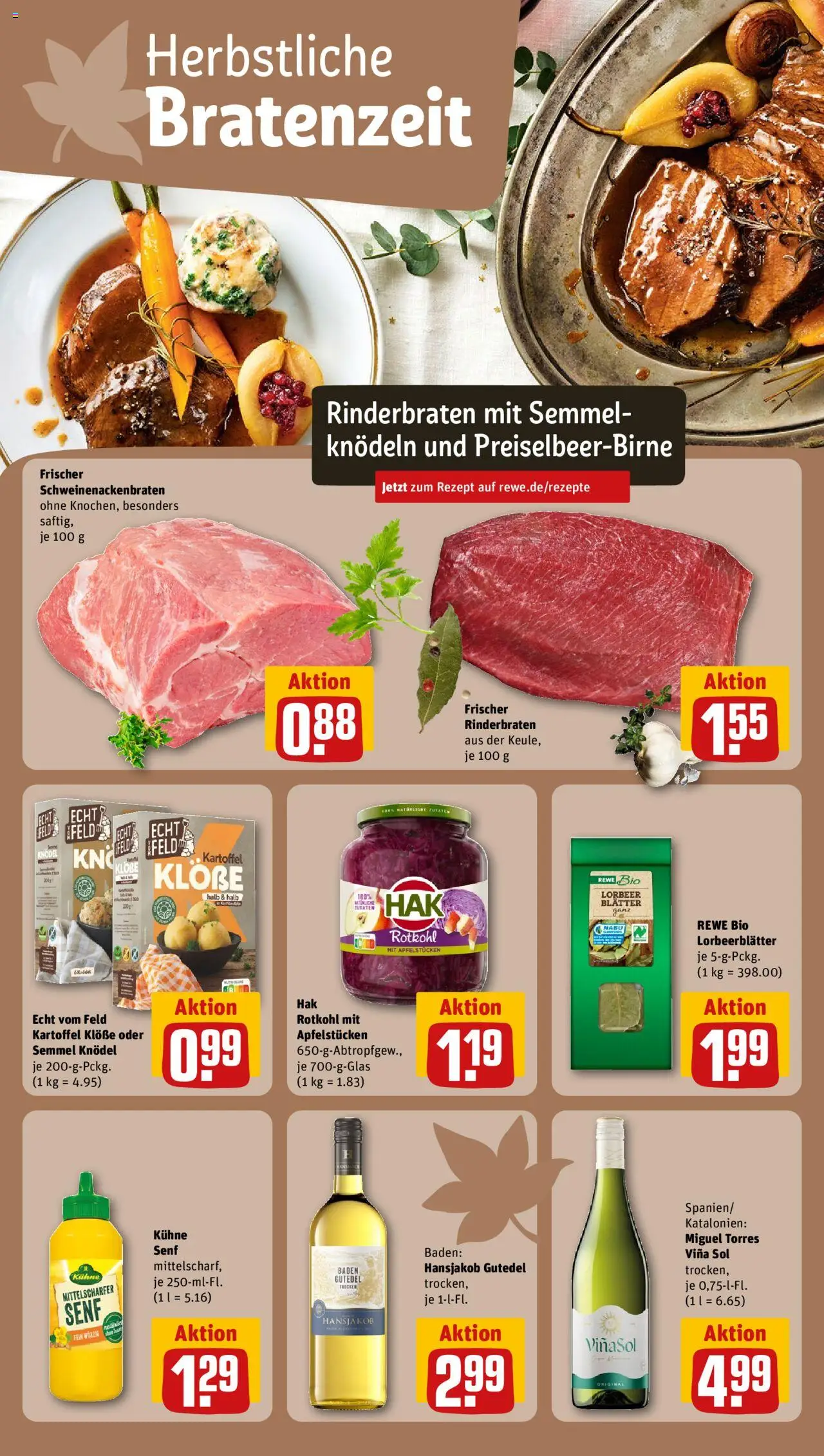 Rewe ihr Kaufpark Prospekt 	 – gültig ab 06.10.2025 | Seite: 18 | Produkte: Rinderbraten, Rotkohl
