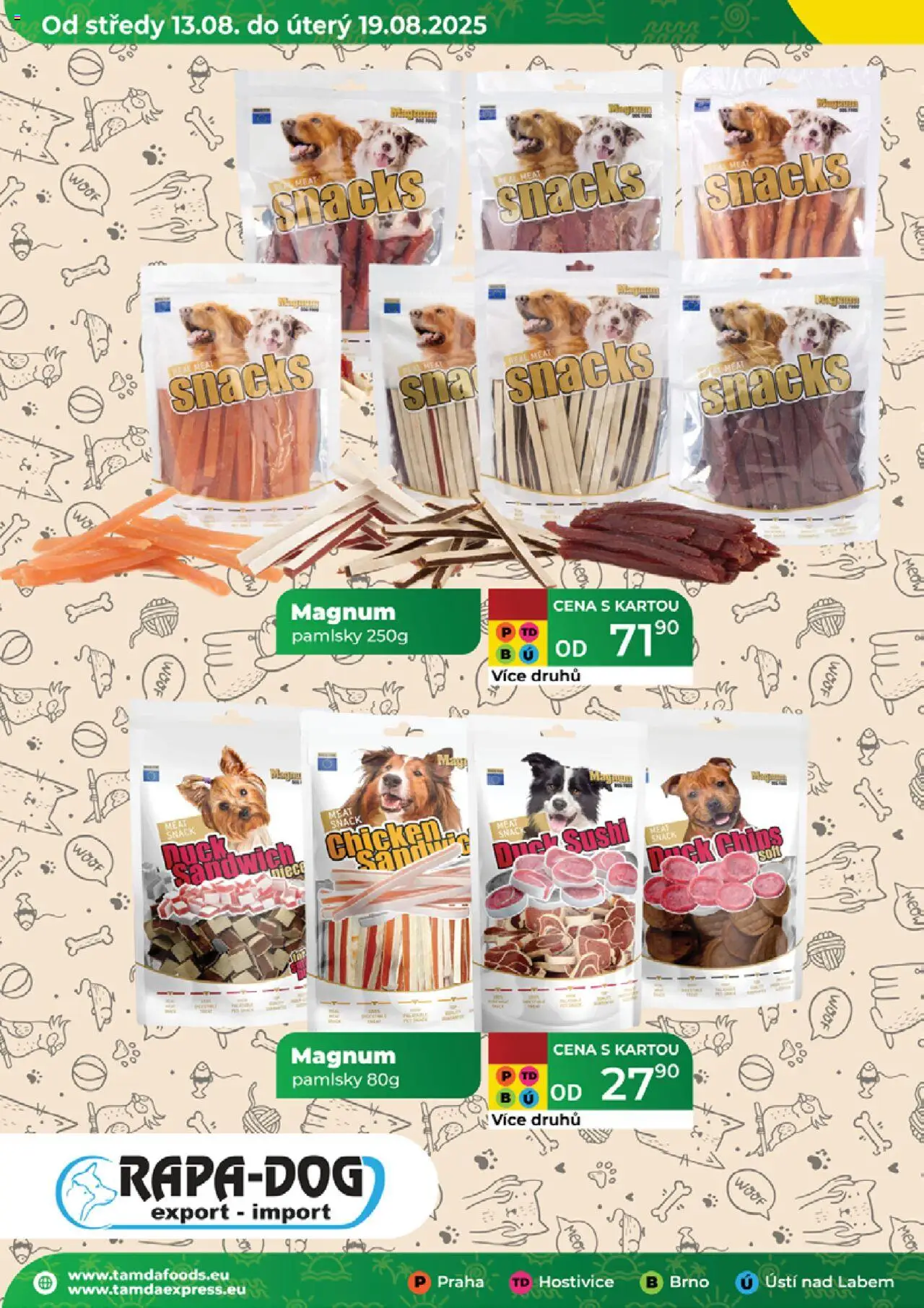 Tamda Foods leták od 13.08.2025 | Strana: 34 | Produkty: Sushi, Magnum