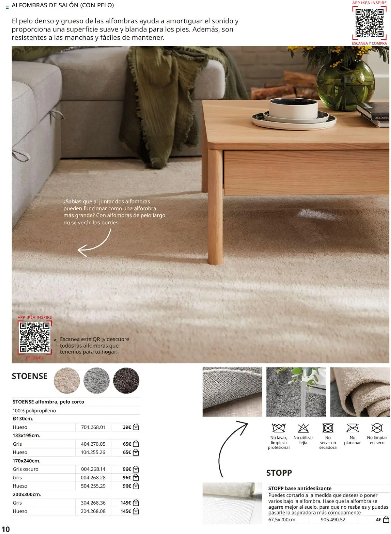 Catálogo IKEA Alfombras │ válido desde el 04.02.2025 | Página: 10 | Productos: Secadora, Aspiradora, Alfombra