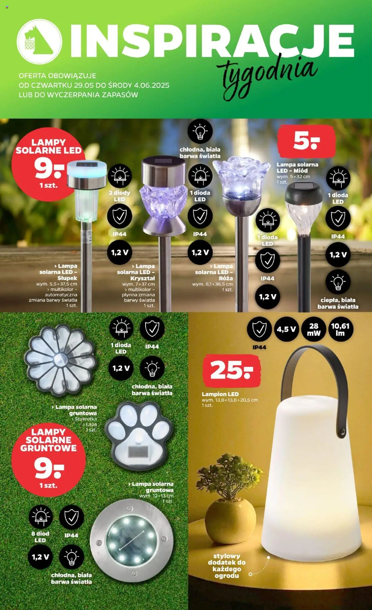 Netto gazetka - Non Food od 29.05.2025 | Strona: 2 | Produkty: Miód, Lampa solarna, Stokrotka, Lampa