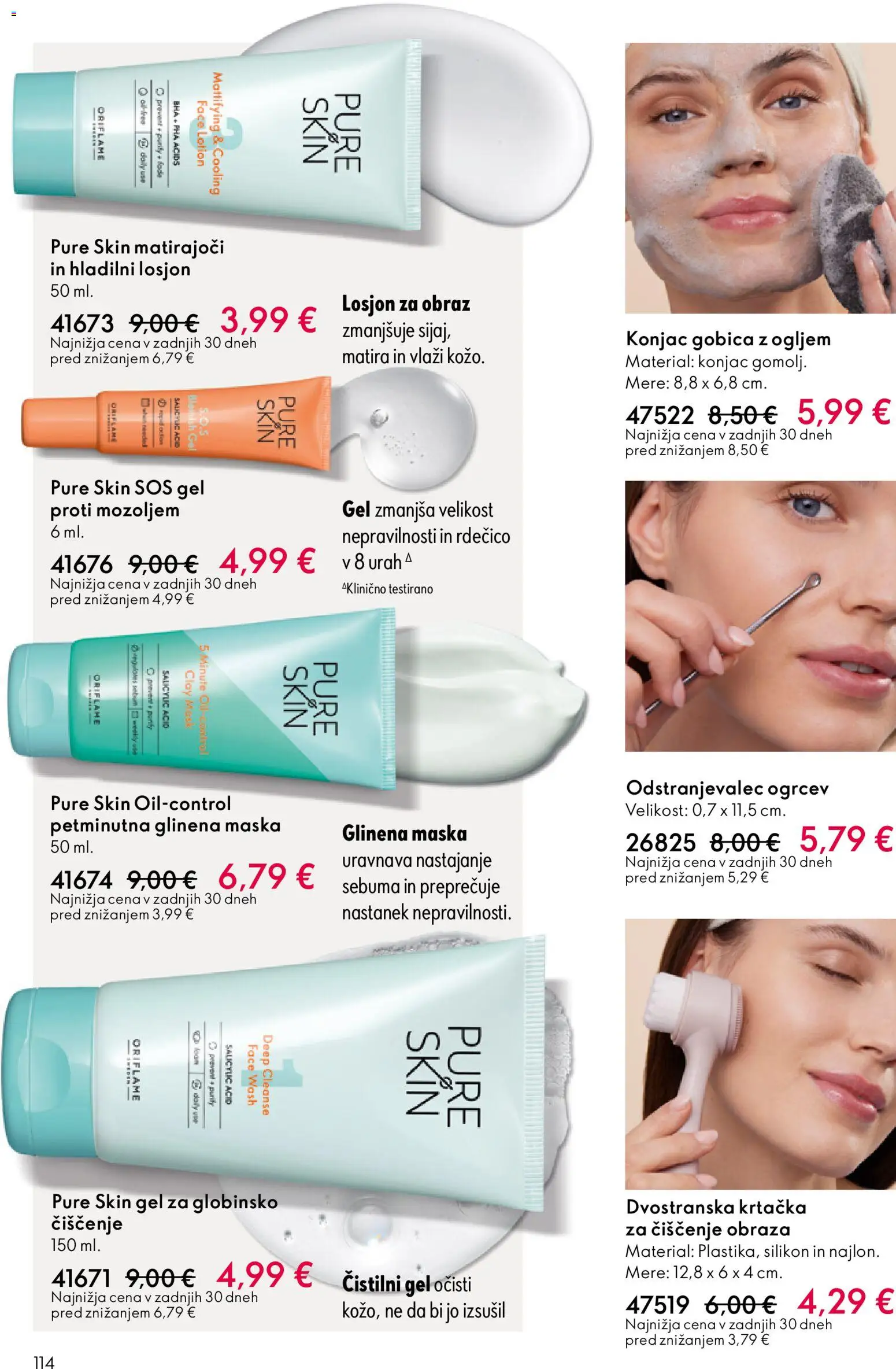 Novi Oriflame katalog ponudbe – veljaven od 19.11.2025 | Stran: 114 | Izdelki: Gobica, Maska, Silikon