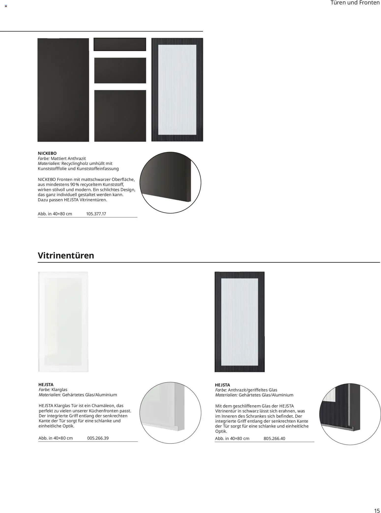 Ikea Küchen – gültig ab 30.09.2025 | Seite: 15 | Produkte: Tür