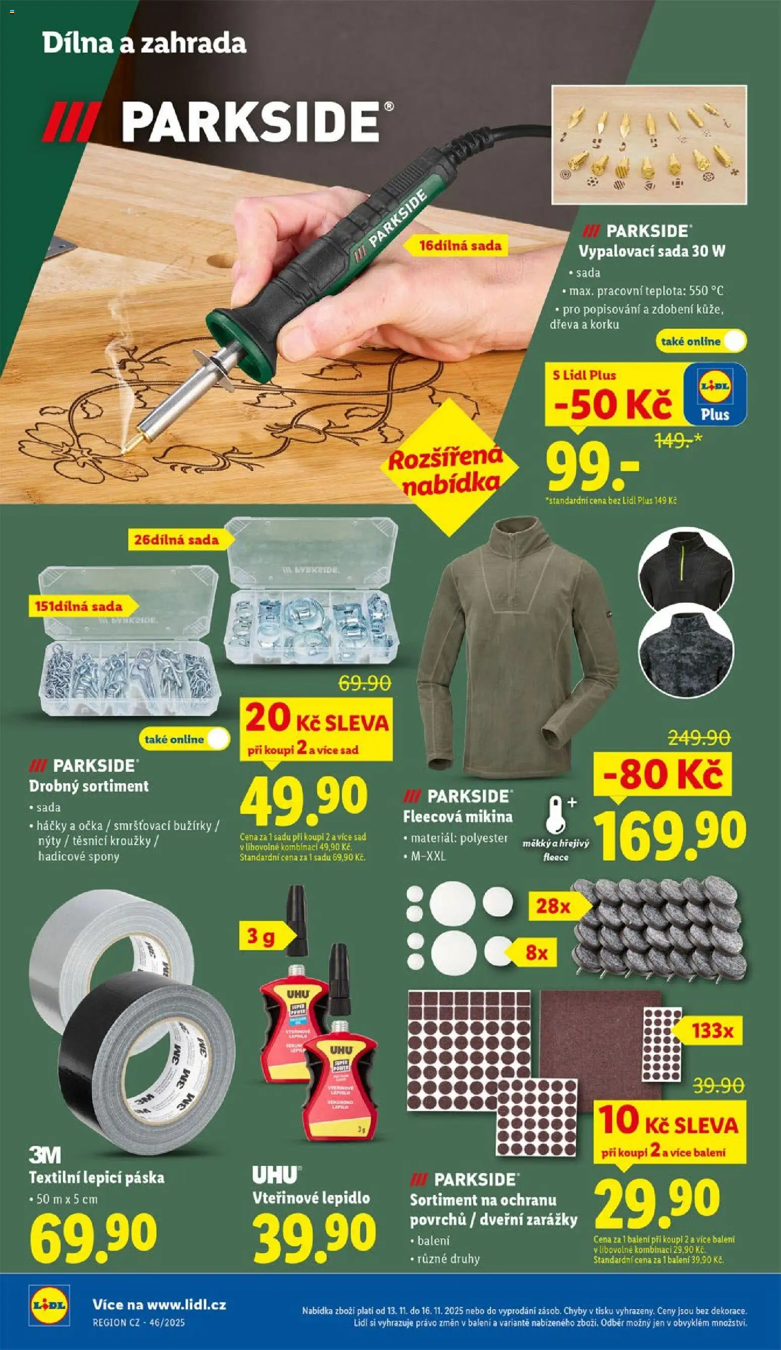Lidl leták - Spotřební zboží od 10.11.2025 | Strana: 34 | Produkty: Mikina, Parkside, Zahrada
