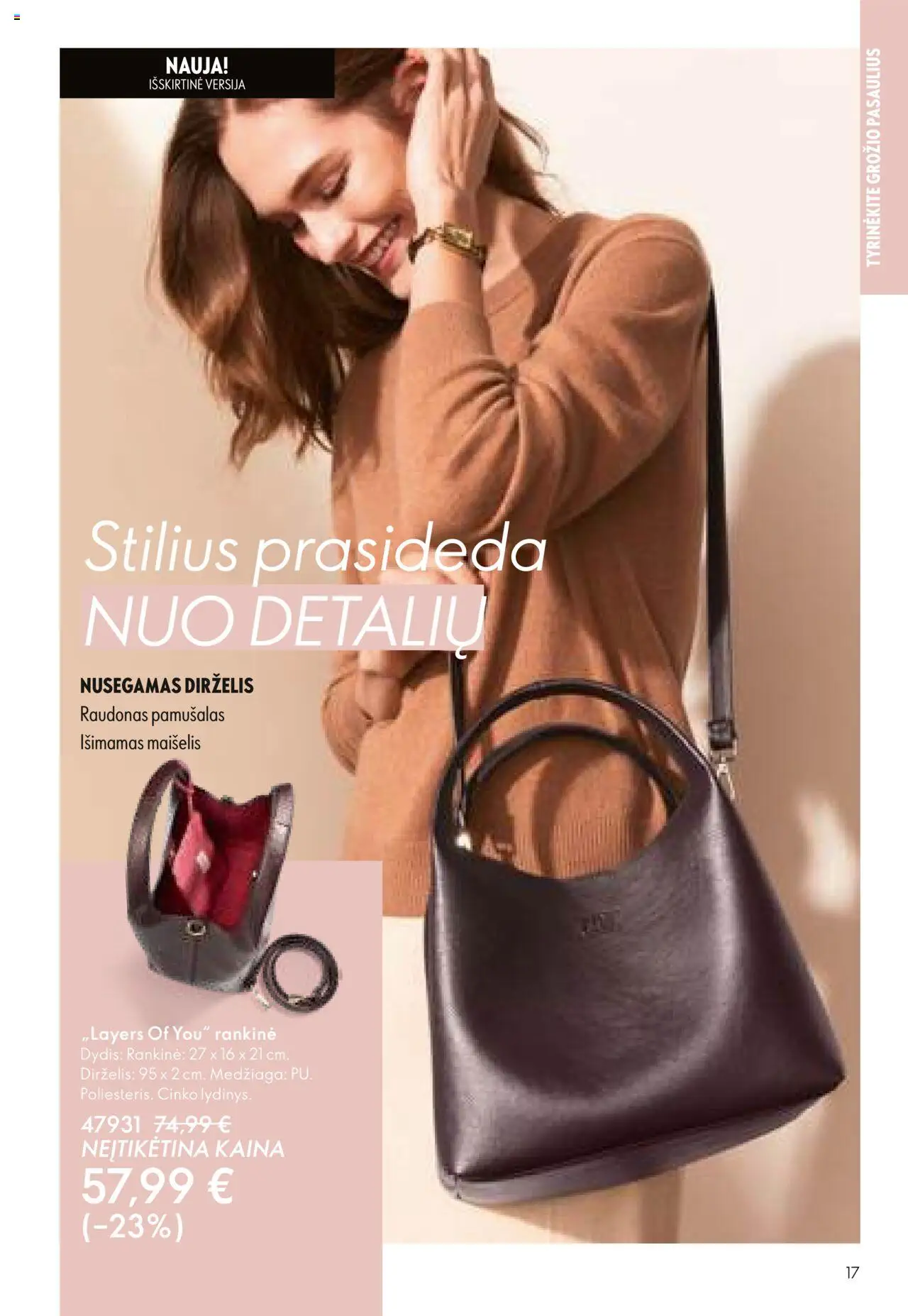 Oriflame - Katalogas 12 2025│galioja nuo 24.08.2025 | Puslapis: 17 | Prekių: Rankinė