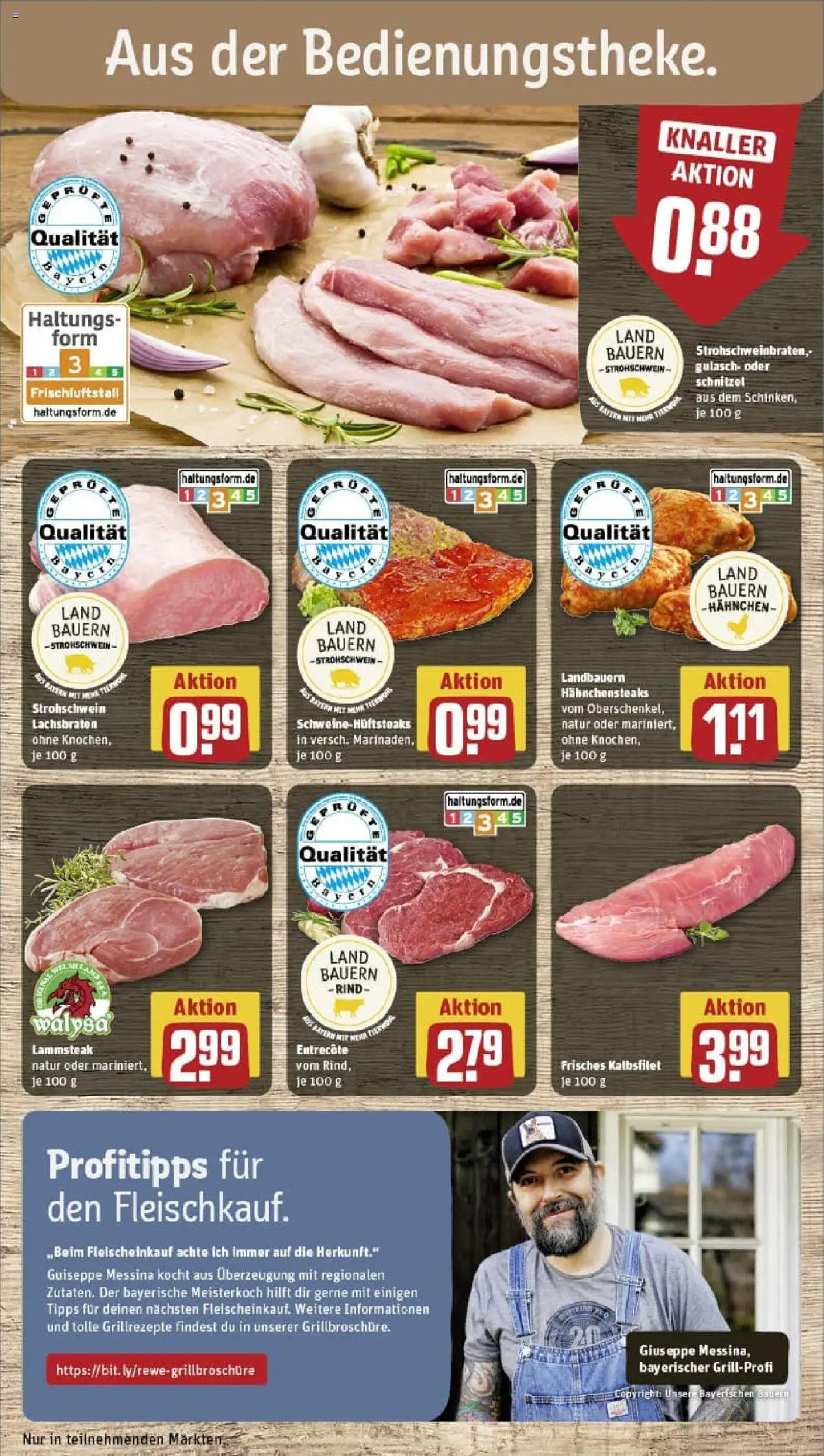 Rewe prospekt Erlangen	 - gültig ab dem 20.07.2025 | Seite: 10 | Produkte: Hahnchen, Entrecote, Schnitzel, Gulasch
