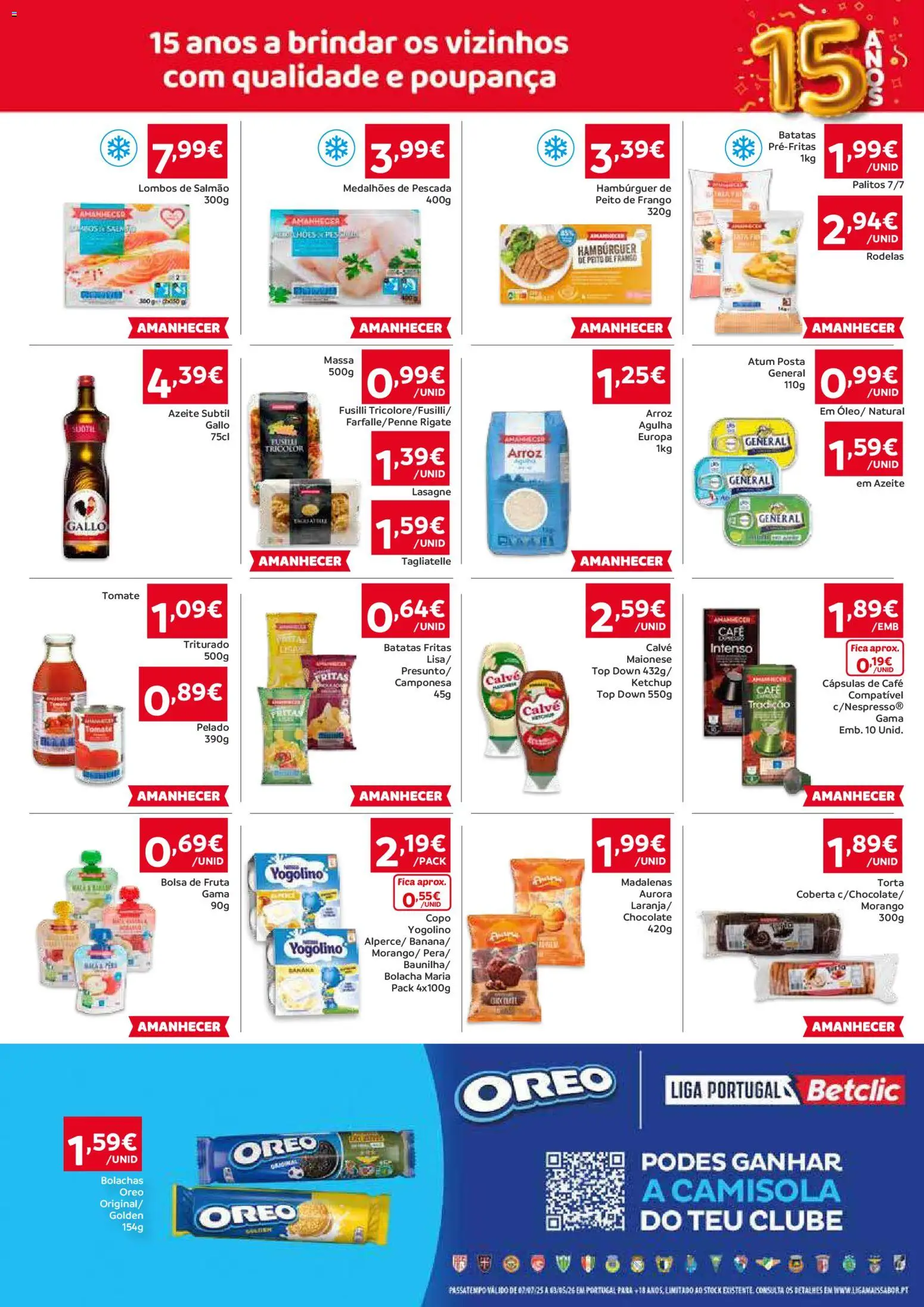 Amanhecer Folheto Madeira │ válido de 15.01.2026 | Página: 3 | Produtos: Peito de frango, Salmão, Chocolate, Arroz