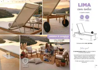 Pré-visualização Espaço Casa folheto Ar Livre 2026 válido de 07.03.2026 | Página: 189 | Produtos: Espreguiçadeira