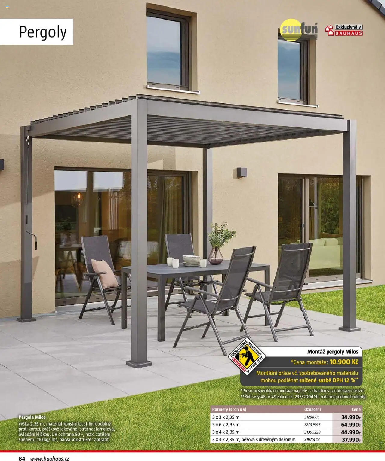 Bauhaus katalog Zahradní nábytek od 01.04.2025 | Strana: 84