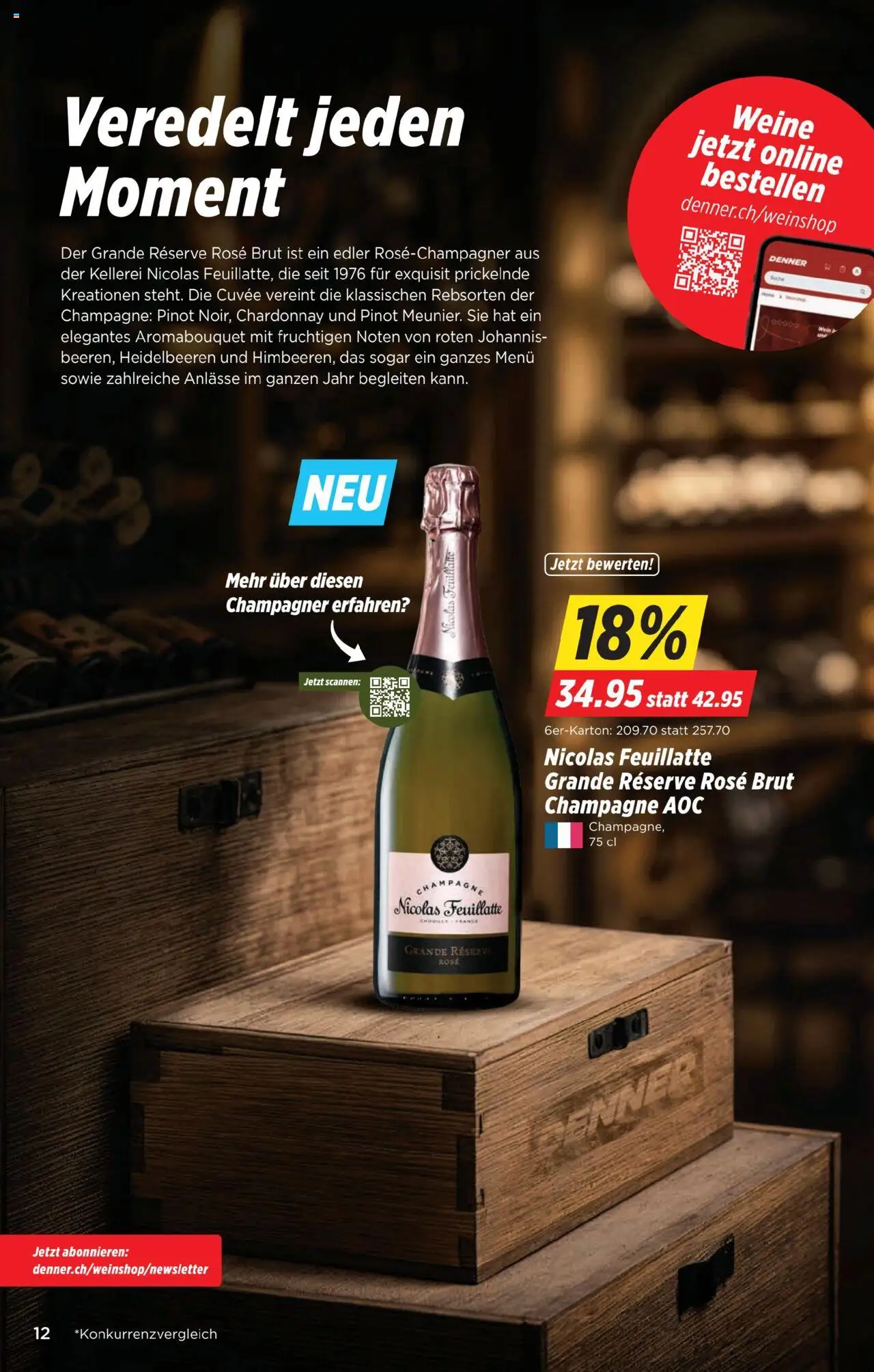 Denner Aktionen ab 01.07.2025 | Seite: 13 | Produkte: Rouge, Wein