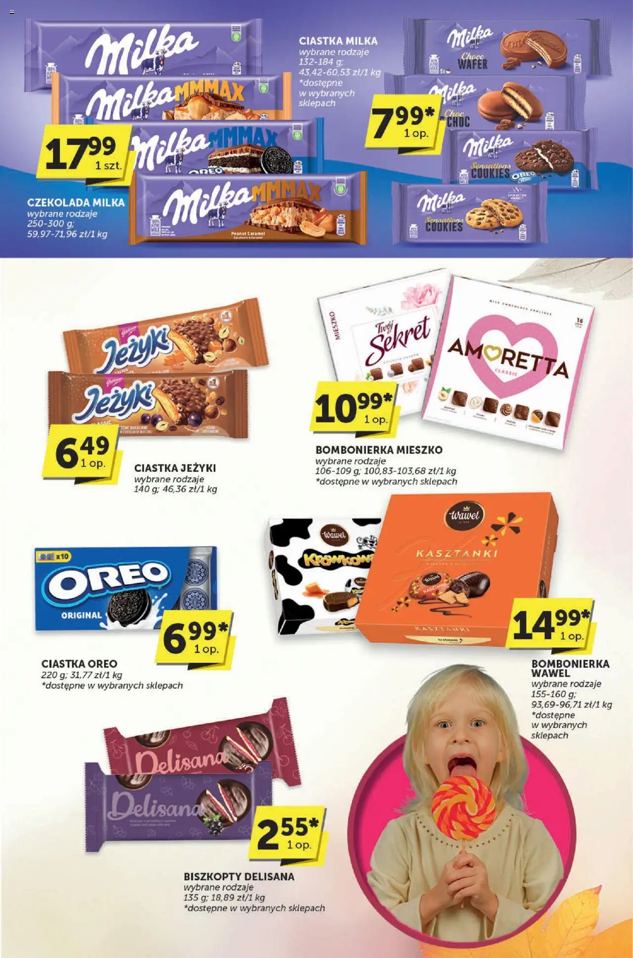 Euro Sklep Gazetka - Katalog od 16.10.2025 | Strona: 22 | Produkty: Bombonierka, Milka, Ciastka Oreo, Ciastka