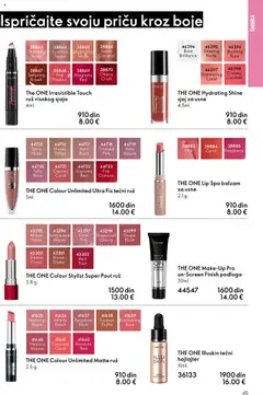 Oriflame katalog Oktobar 2025 - pregled Oriflame kataloga - važi od 08.10.2025 | Strana: 45 | Proizvode: Finish, Šminka, Sjaj za usne, Balzam