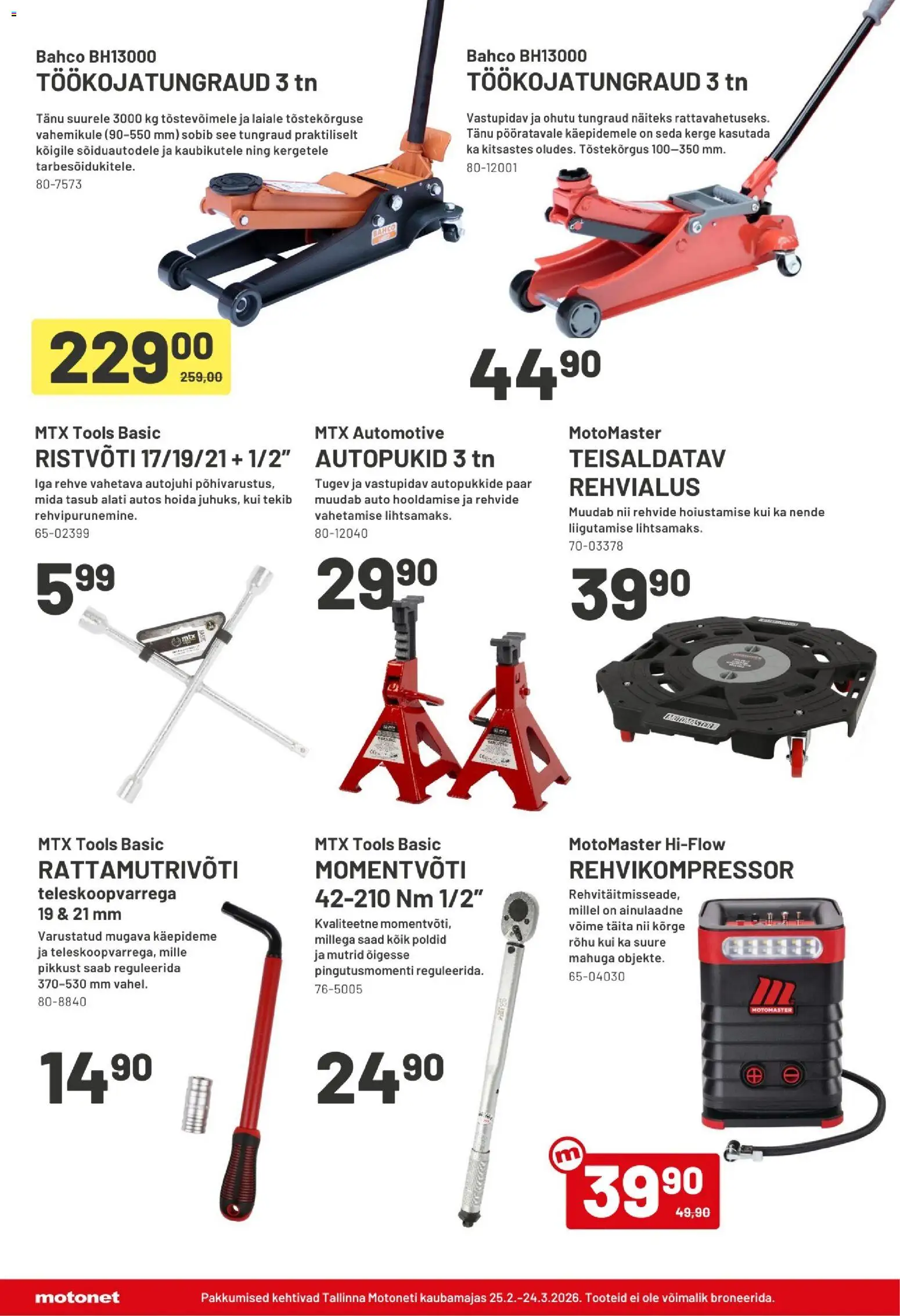 Motonet tarjoukset – voimassa 25.02.2026 alkaen | Sivu: 4