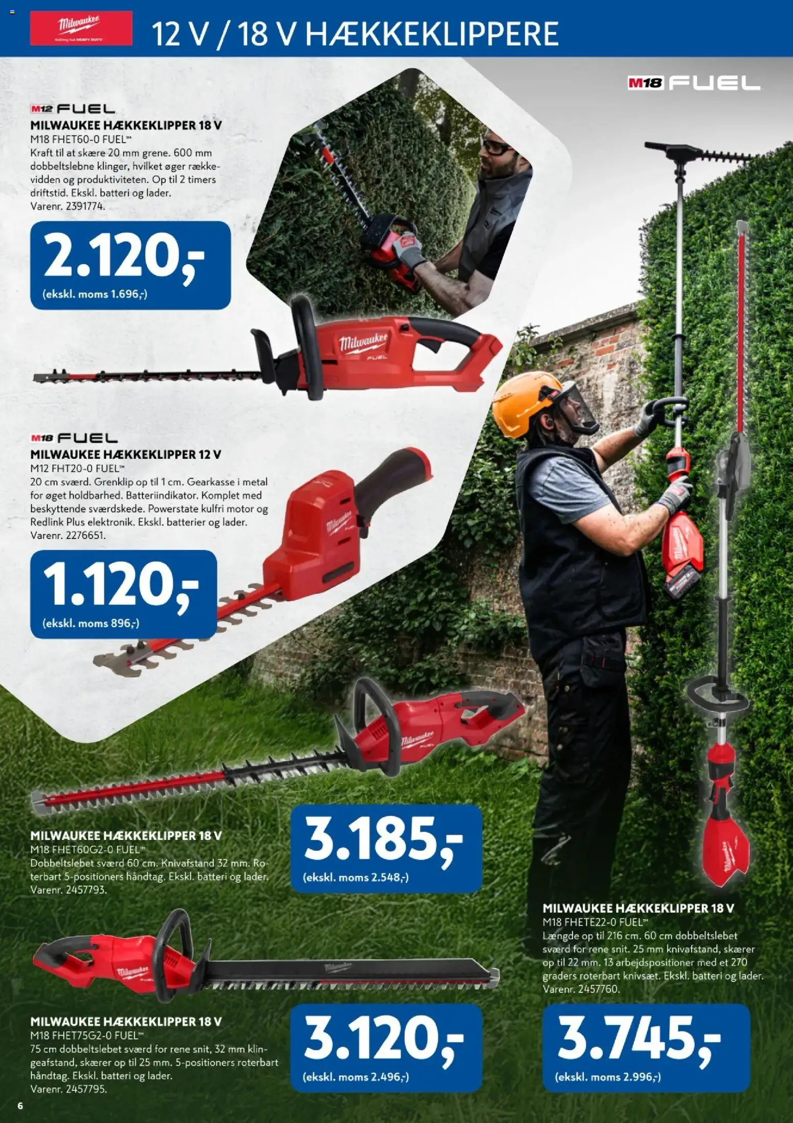 Davidsen tilbudsavis – gyldig fra 08.04.2025 | Side: 6 | Produkter: Batterier, Skærer, Batteri