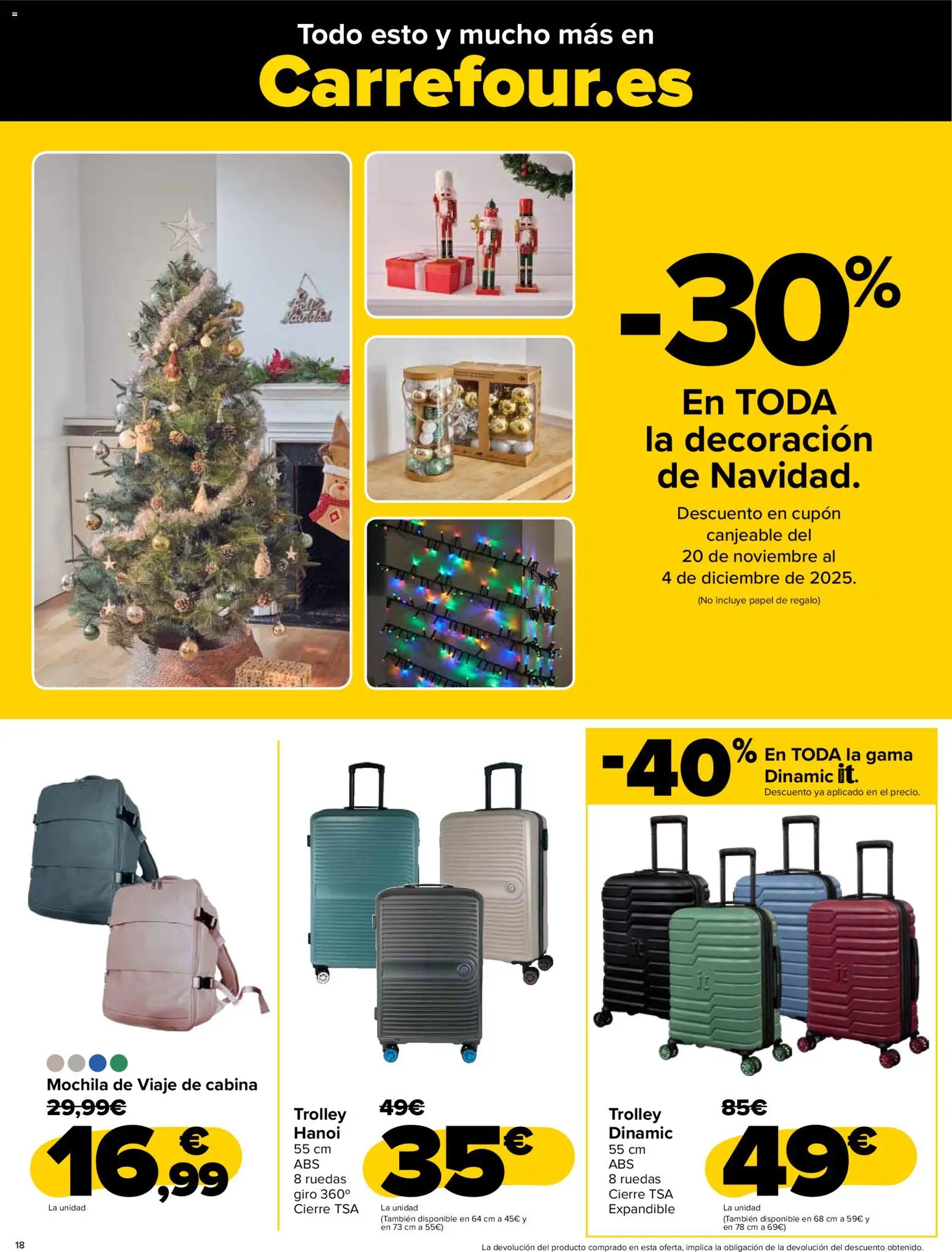 Carrefour - Black Friday │ válido desde el 12.11.2025 | Página: 18 | Productos: Κρέμα μαλλιών, Mochila