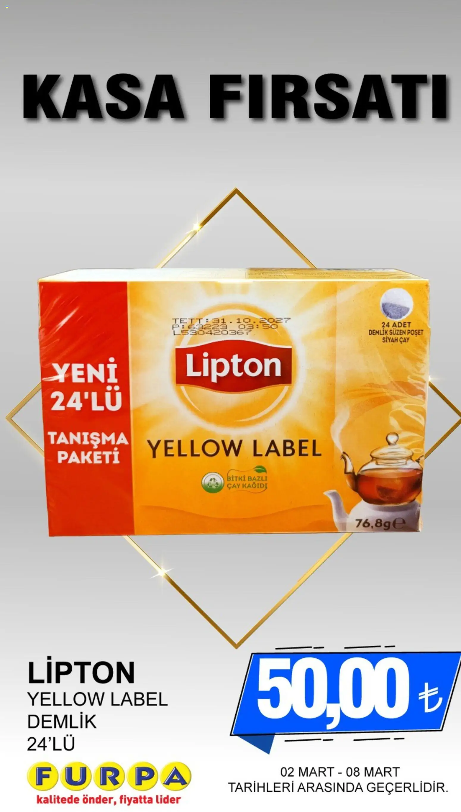 Furpa - Kasa Fırsatları - 02.03.2026 tarihinden itibaren geçerlidir | Sayfa: 2 | Ürünler: Çay, Kasa, Demlik