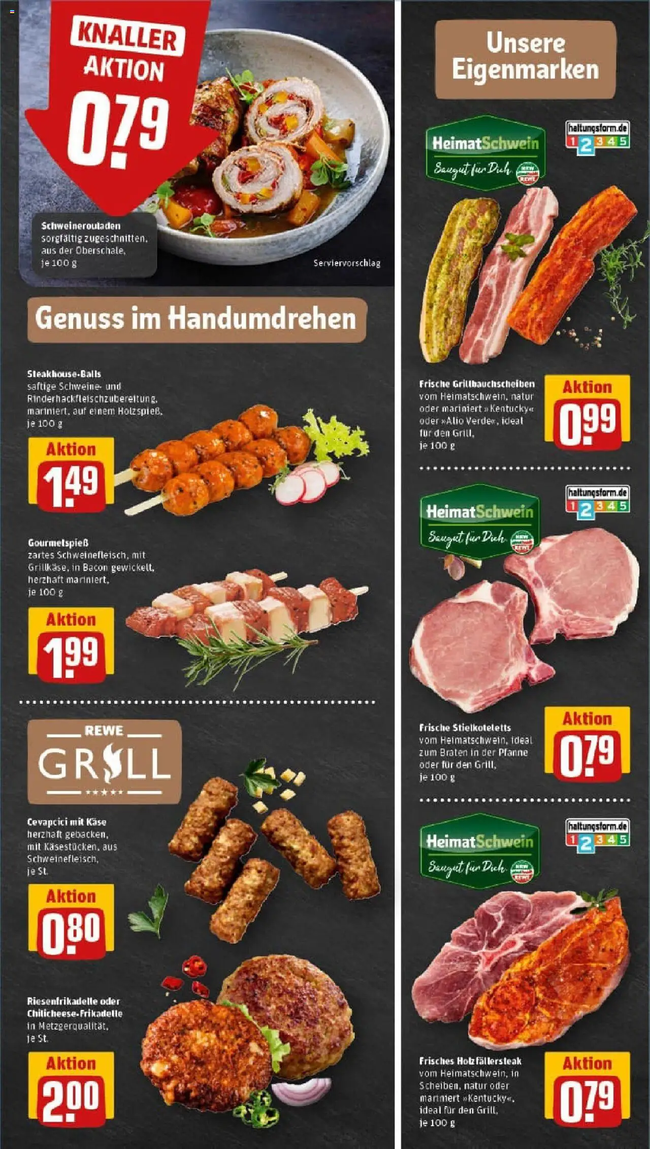 Rewe prospekt Holzwickede	 - gültig ab dem 17.08.2025 | Seite: 7 | Produkte: Grill, Käse, Cevapcici